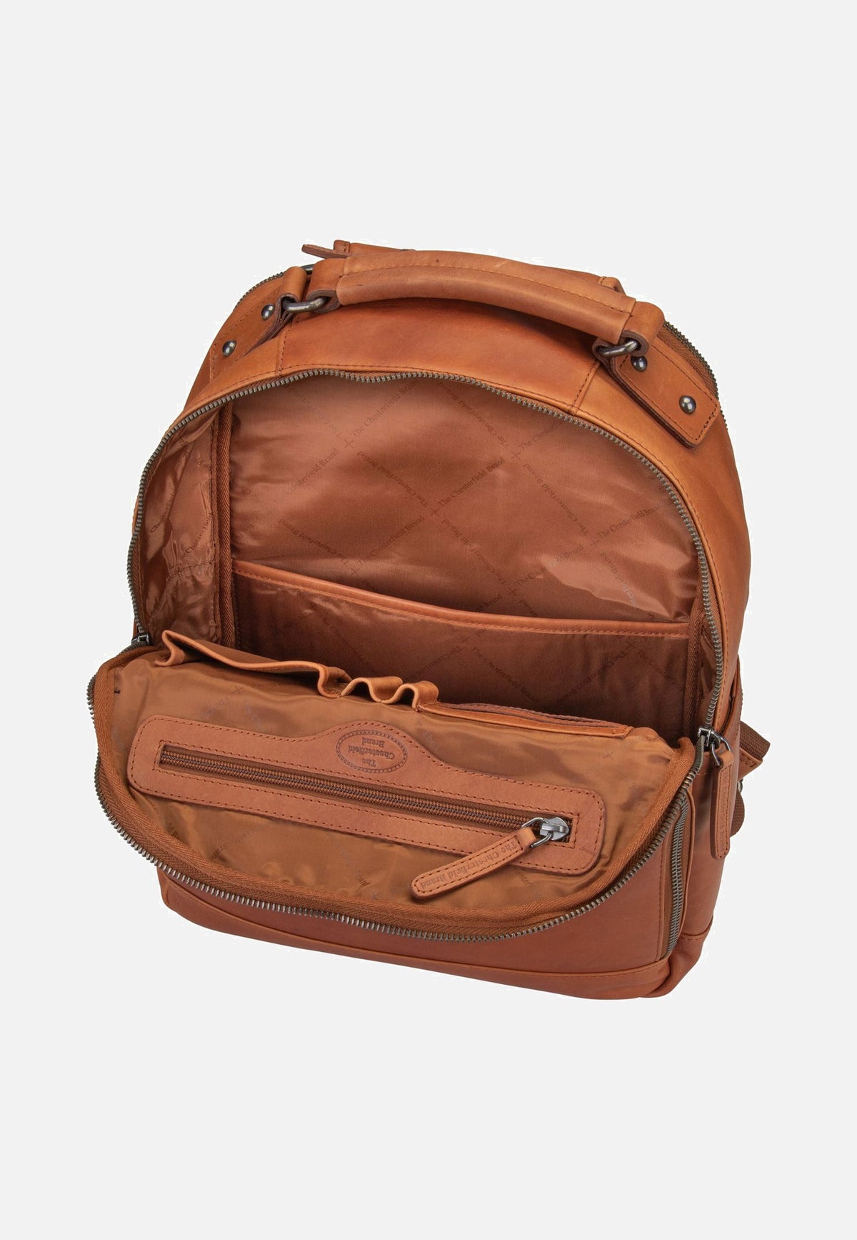 The Chesterfield Brand Austin 0184 Cognac Backpack