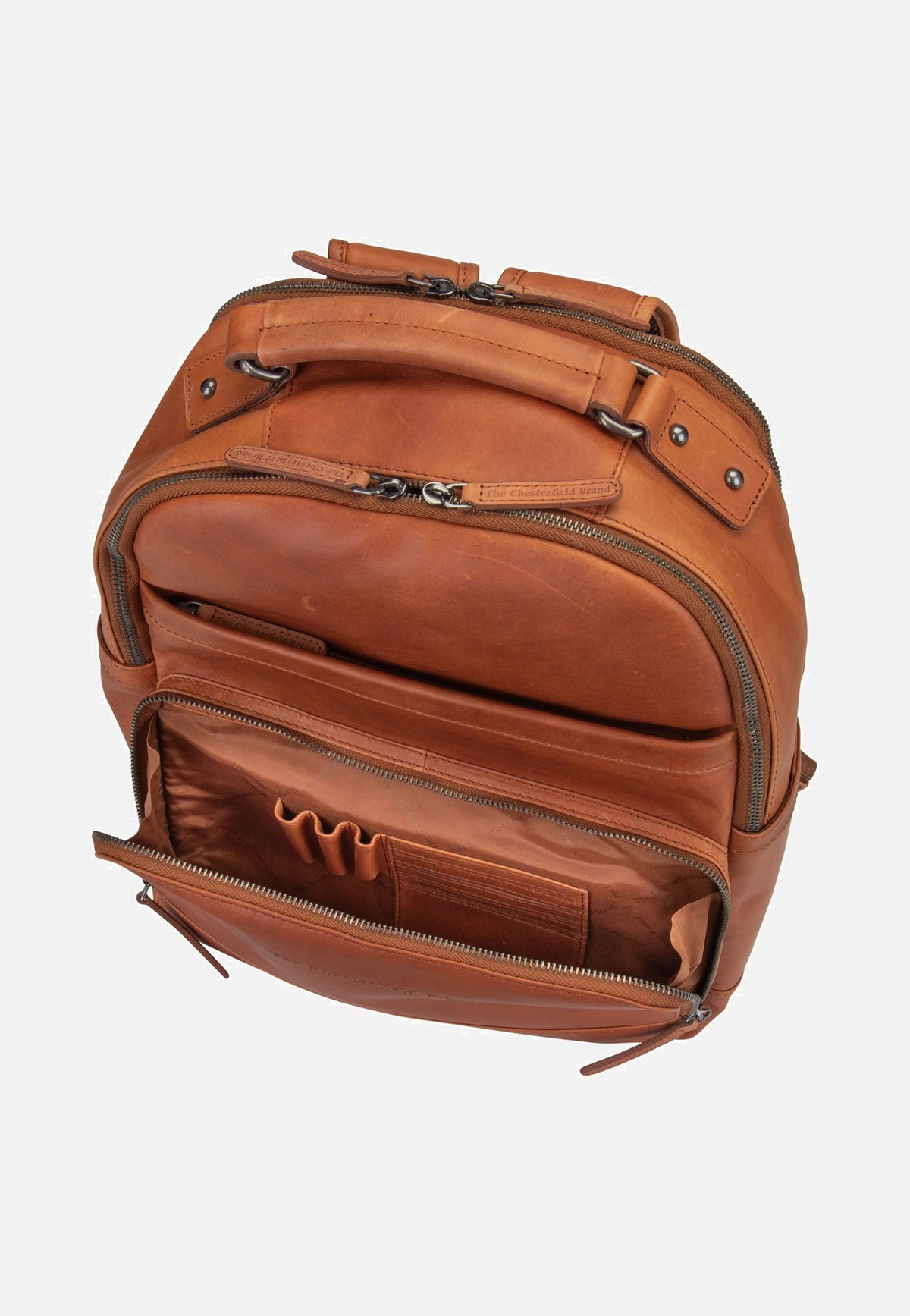 The Chesterfield Brand Austin 0184 Cognac Backpack