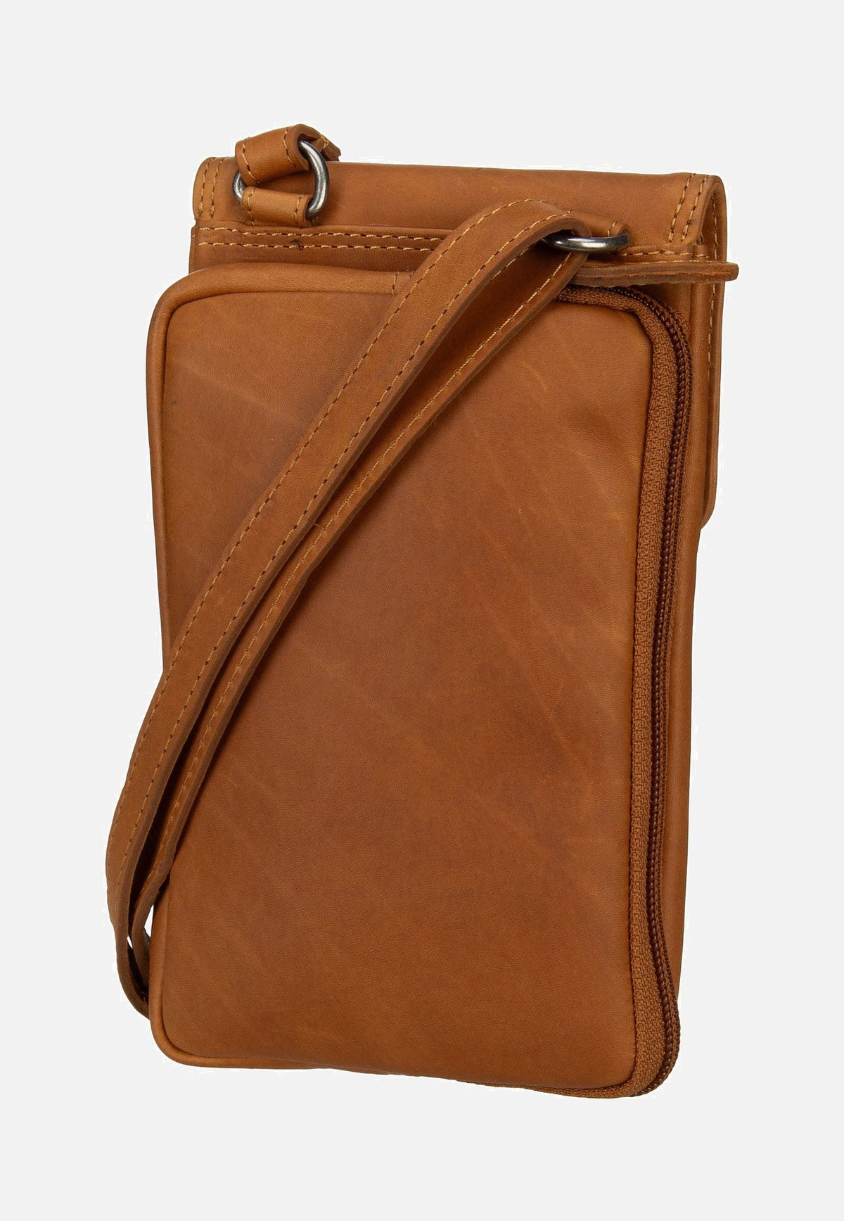 The Chesterfield Brand Langley 1324 Cognac Phone Pouch