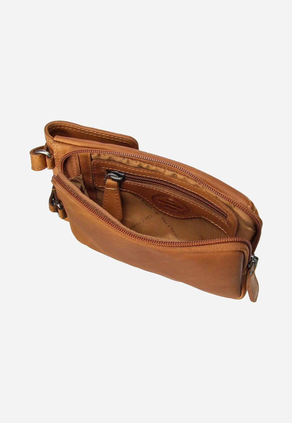 The Chesterfield Brand Langley 1324 Cognac Phone Pouch