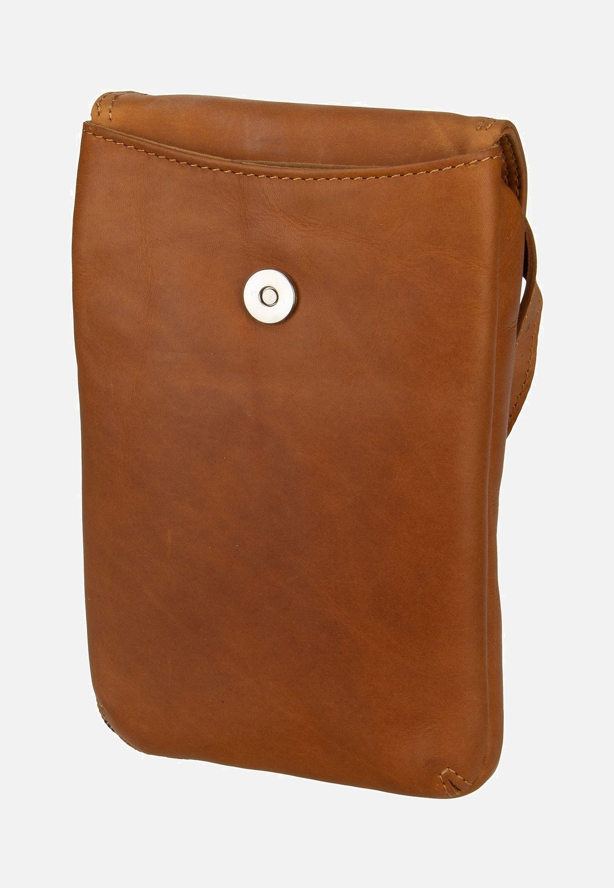 The Chesterfield Brand Langley 1324 Cognac Phone Pouch