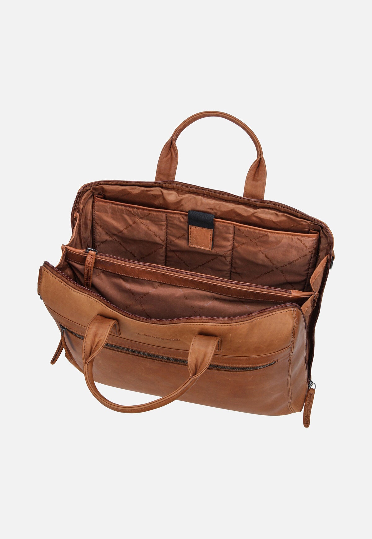 The Chesterfield Brand Levanto 1091 Cognac Briefcase