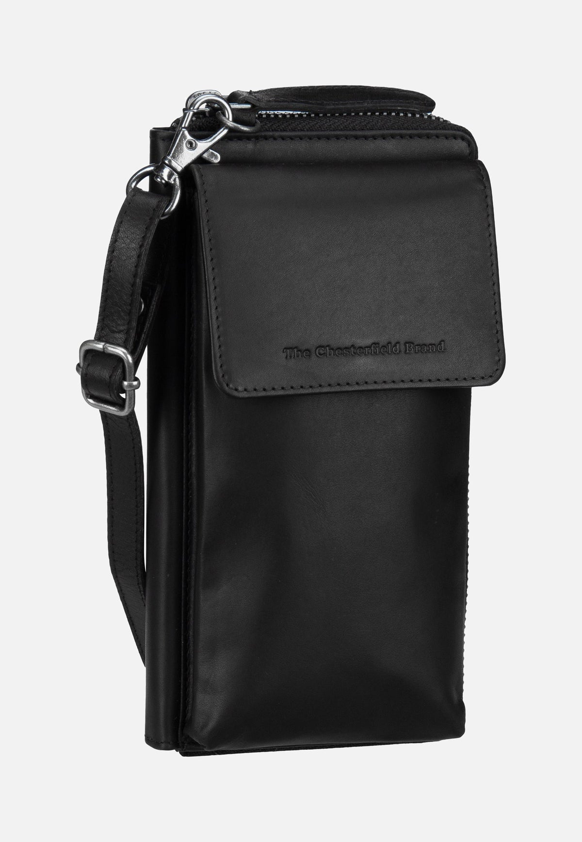 The Chesterfield Brand Malaga 1171 Black Phone Pouch