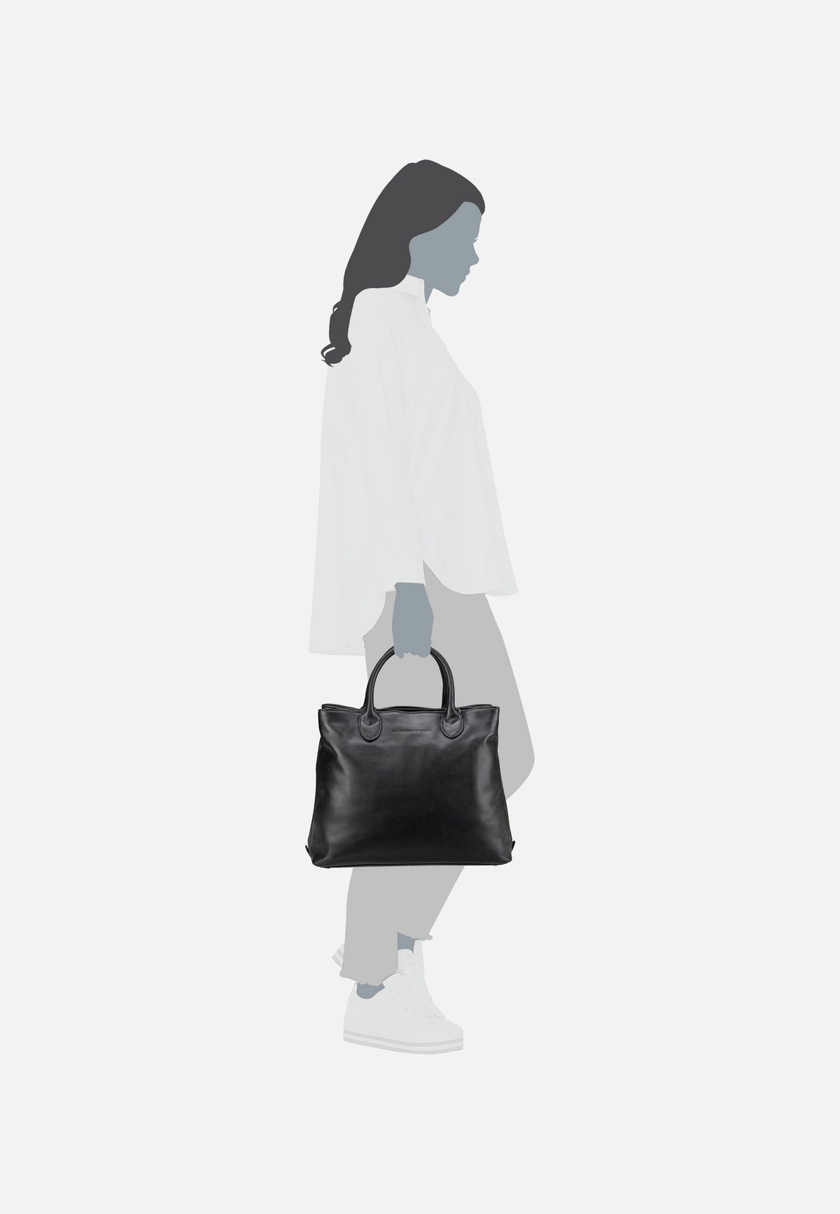 The Chesterfield Brand Passau 1298 Black Satchel