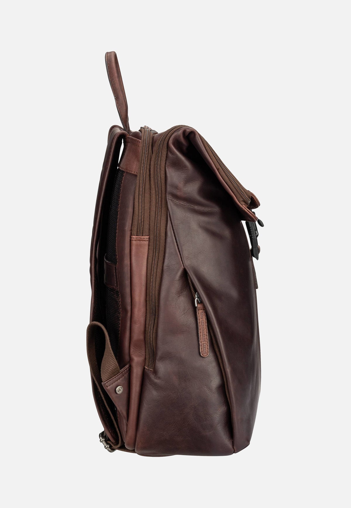 The Chesterfield Brand Savona 0322 Brown Rolltop Backpack