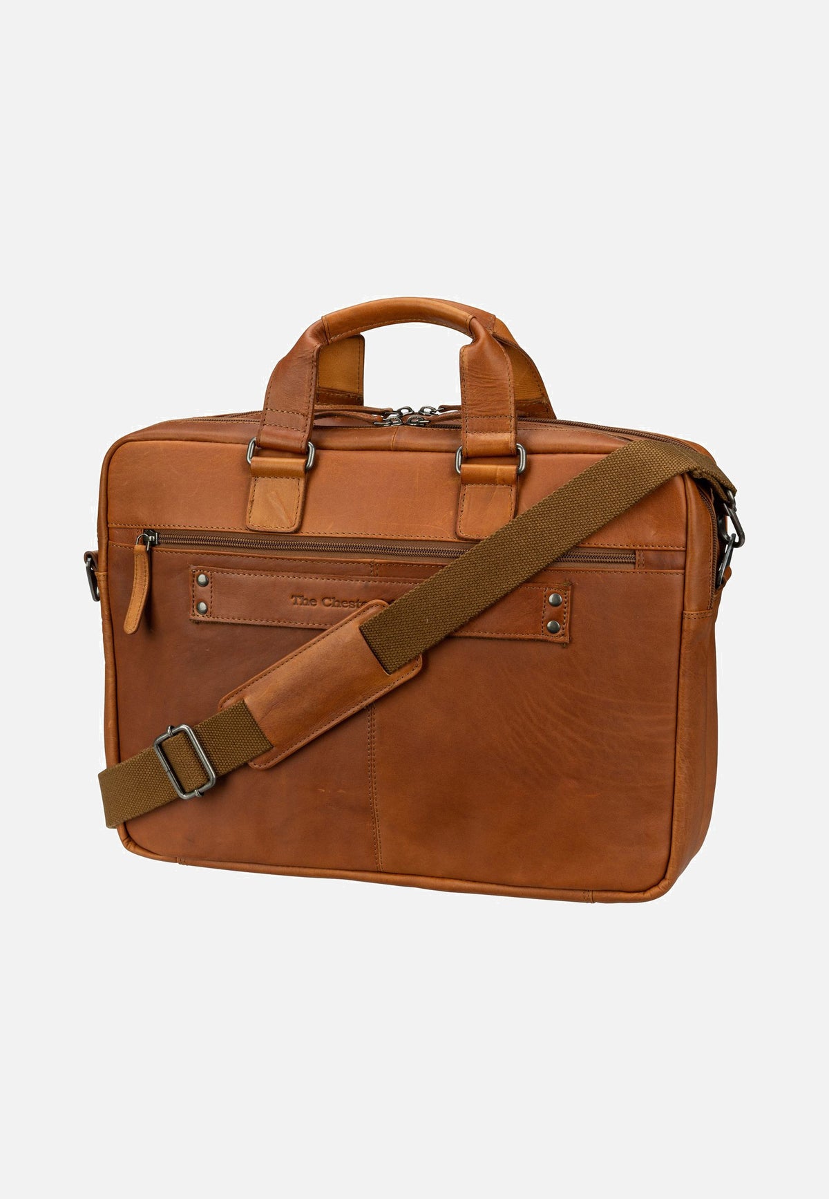 The Chesterfield Brand Seth 1010 2022 Cognac Briefcase