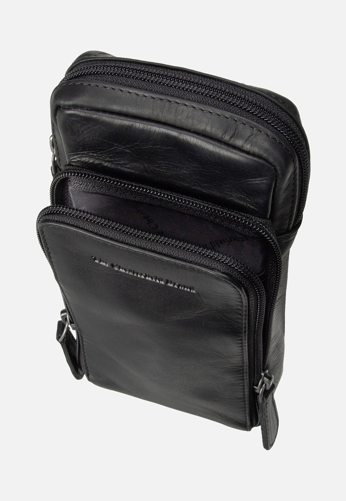 The Chesterfield Brand Valdes 1325 Black Phone Pouch