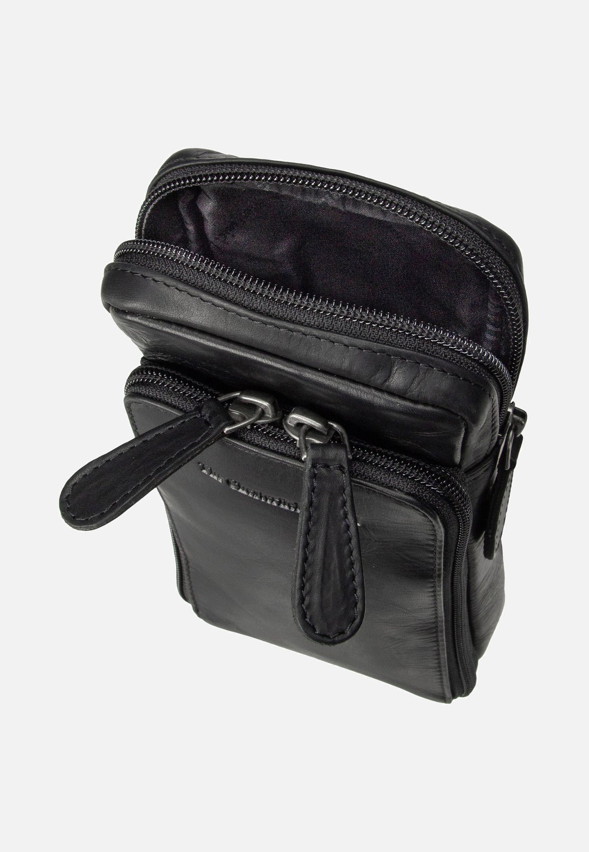 The Chesterfield Brand Valdes 1325 Black Phone Pouch