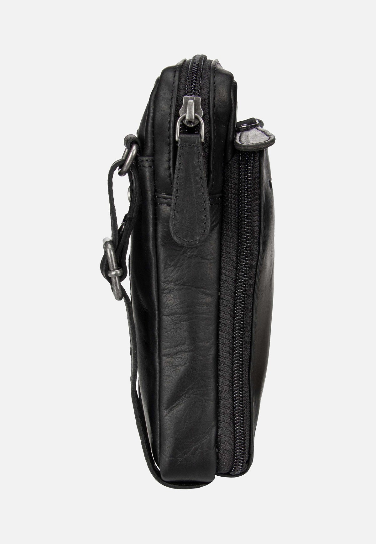 The Chesterfield Brand Valdes 1325 Black Phone Pouch