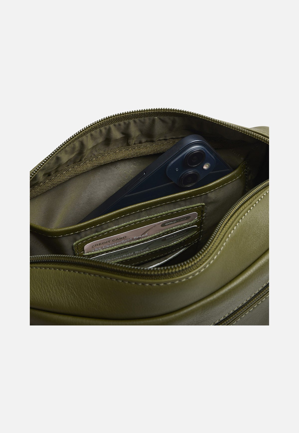 The Chesterfield Brand Liora 1420 Olive Green Borsa a tracolla