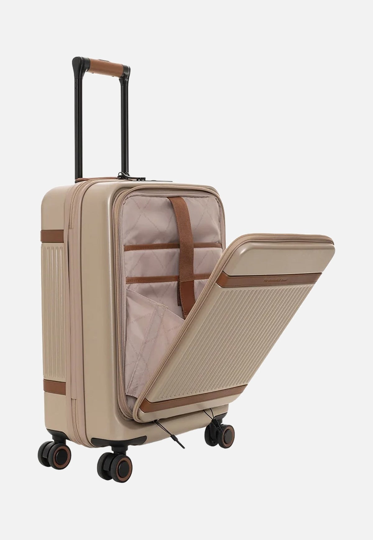 The Chesterfield Brand Zuna Cabin+ Champagne Suitcase