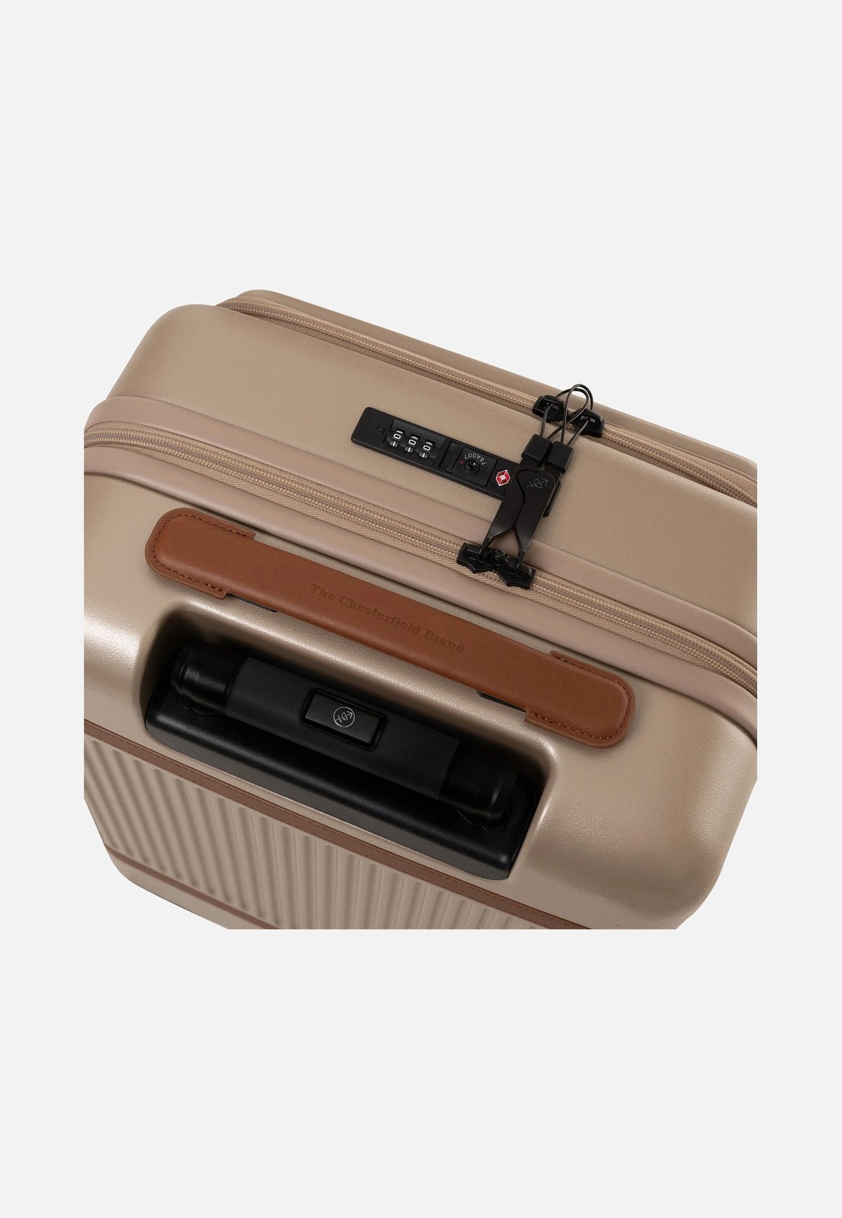 The Chesterfield Brand Zuna Cabin+ Champagne Suitcase