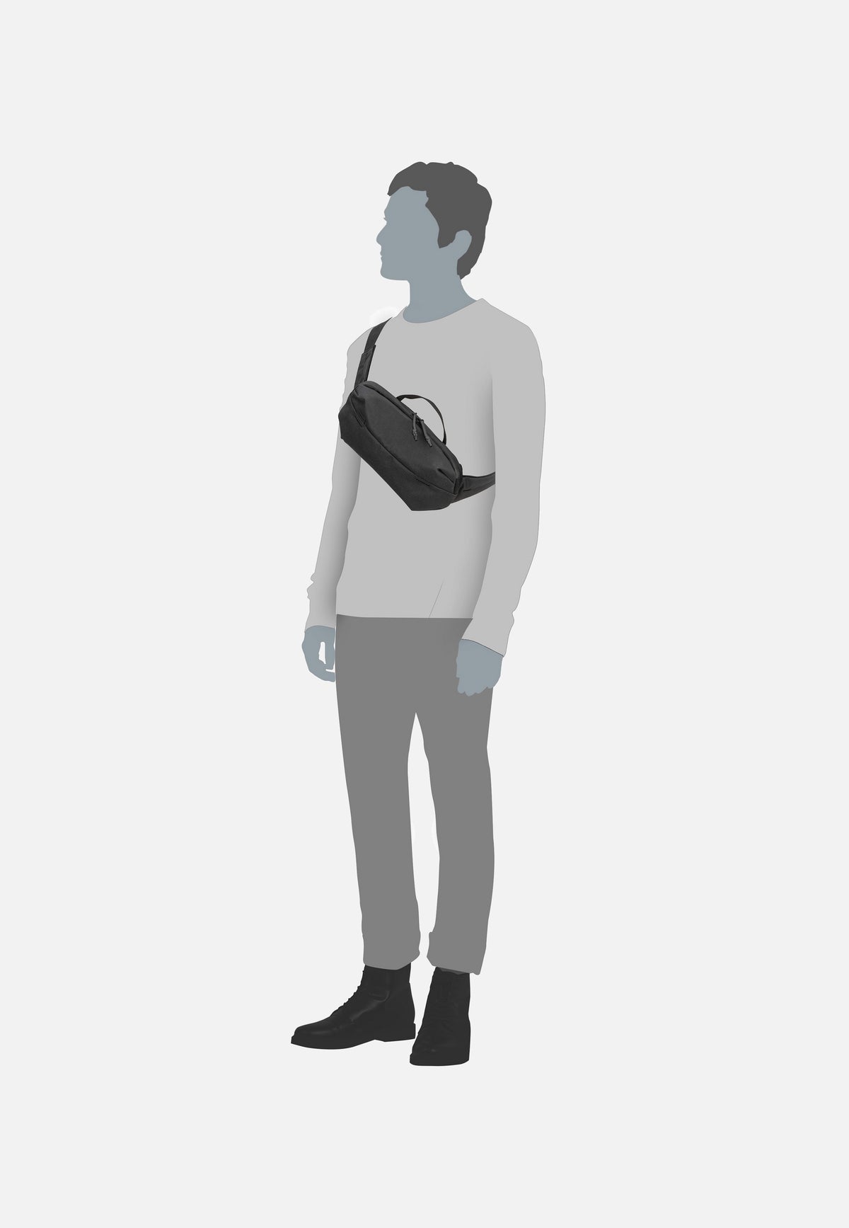Thule Aion Black Fanny Pack