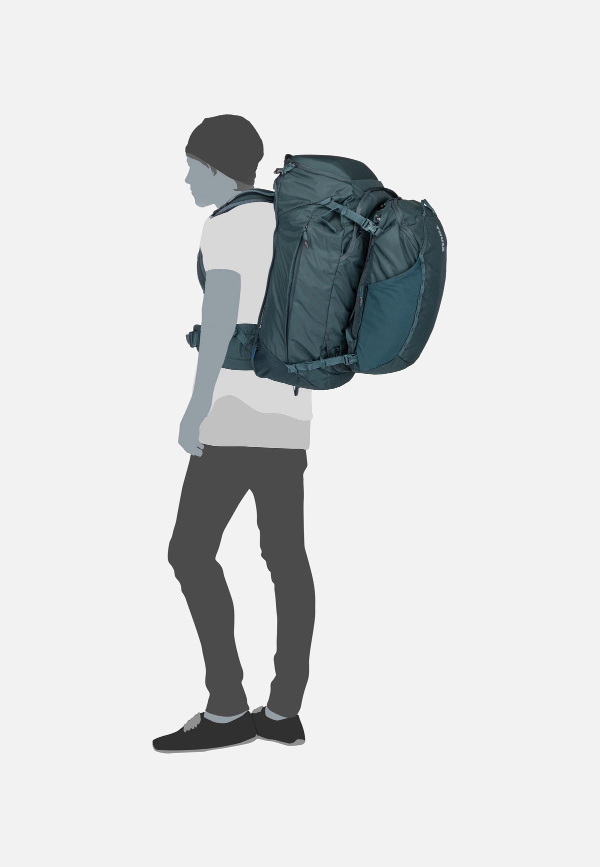Thule Landmark Travel 70L Darkest Blue Travel Backpack