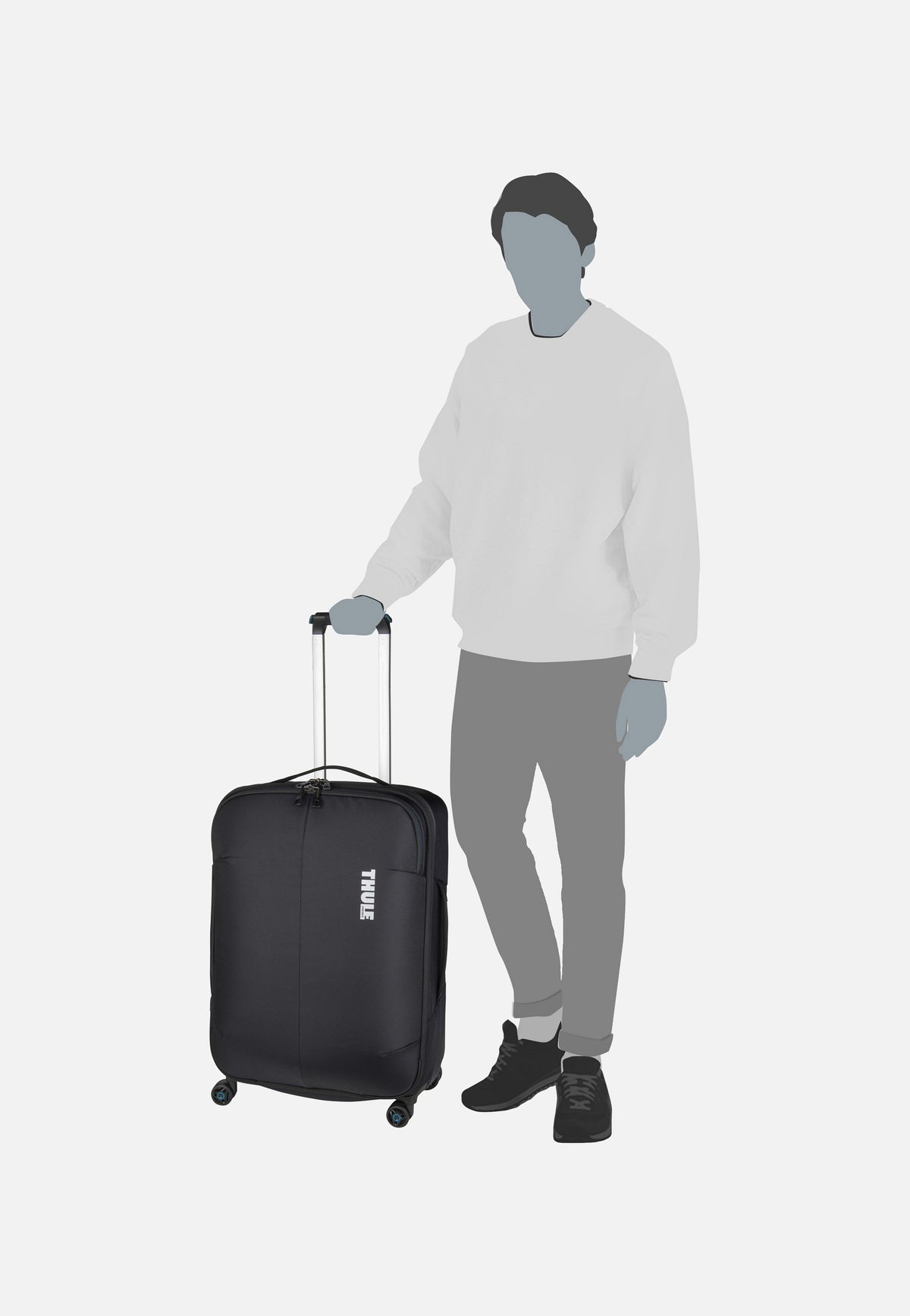 Thule Subterra Carry On Spinner 25'' Black Suitcase