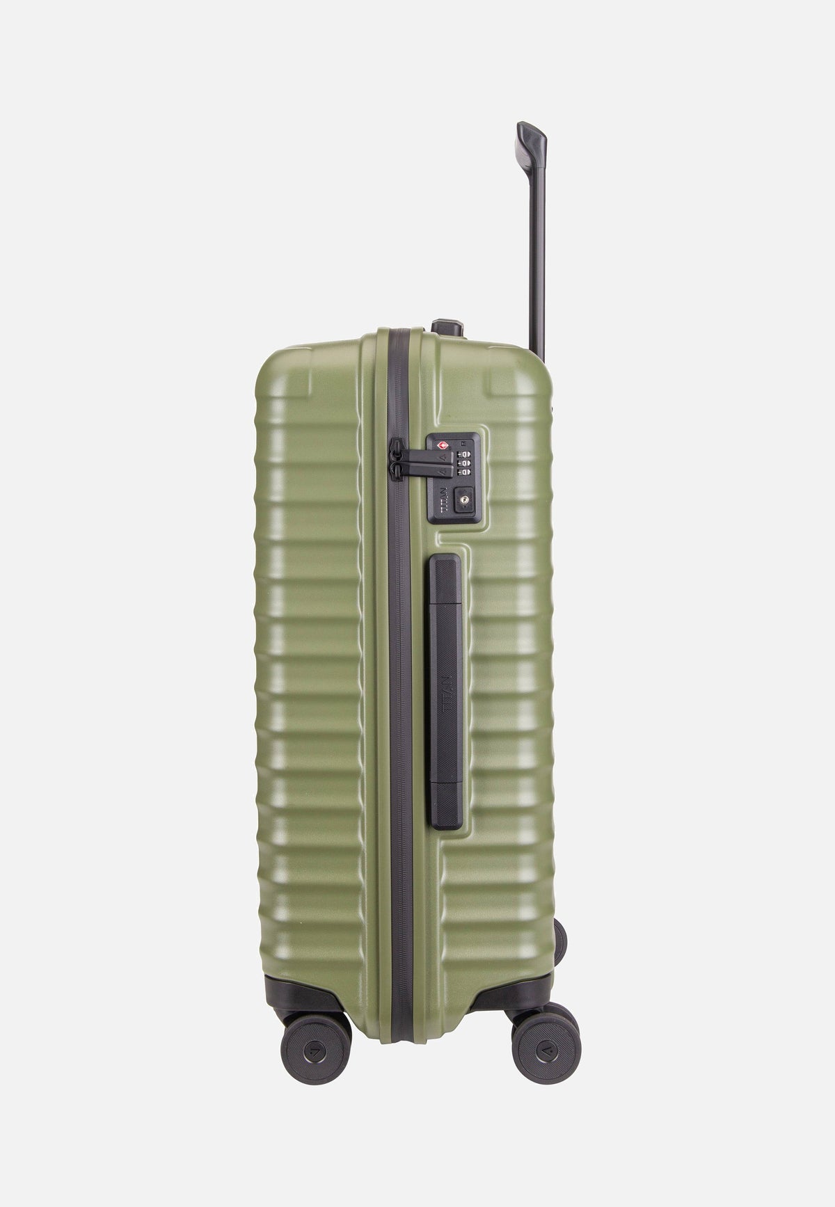 Titan UPGRADE 4w Trolley M Forest Green Suitcase
