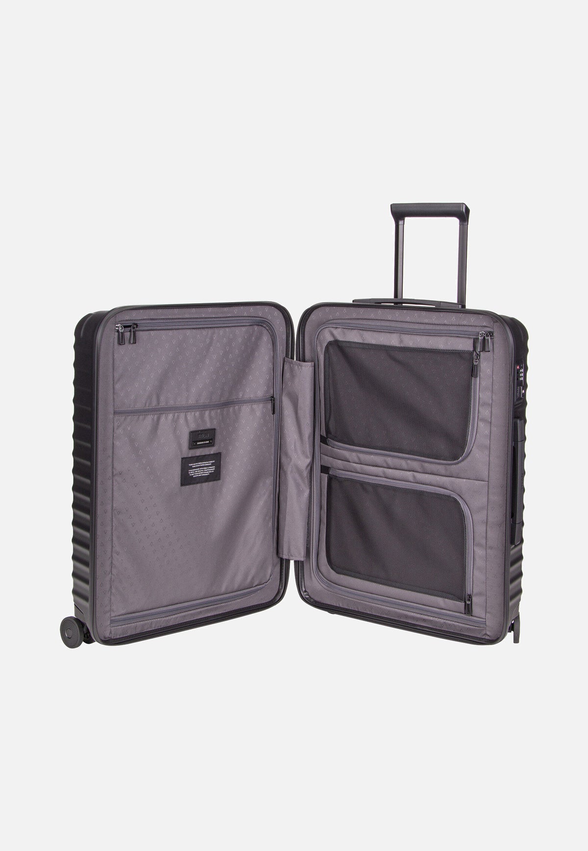 Titan UPGRADE 4w Trolley M Nightshade Black Suitcase