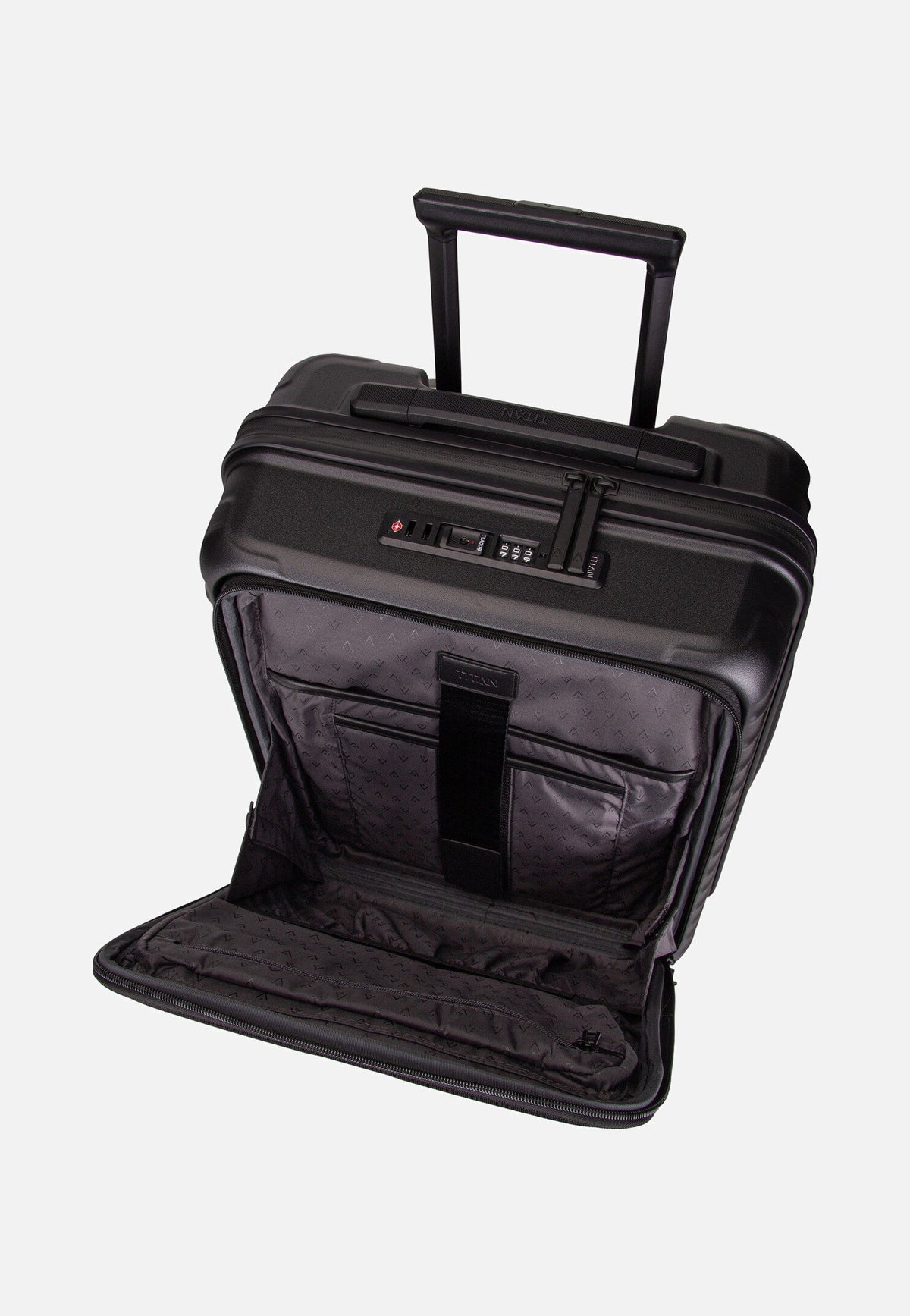 Titan UPGRADE 4w Trolley S VT Nightshade Black Suitcase