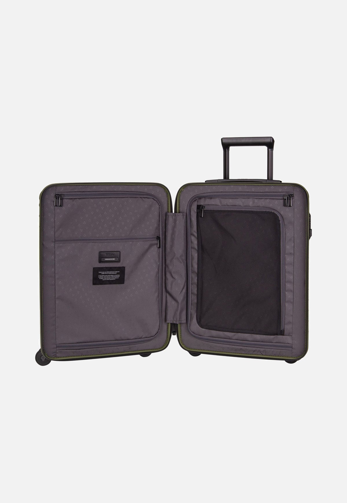 Titan UPGRADE 4w Trolley S20 Forest Green Suitcase
