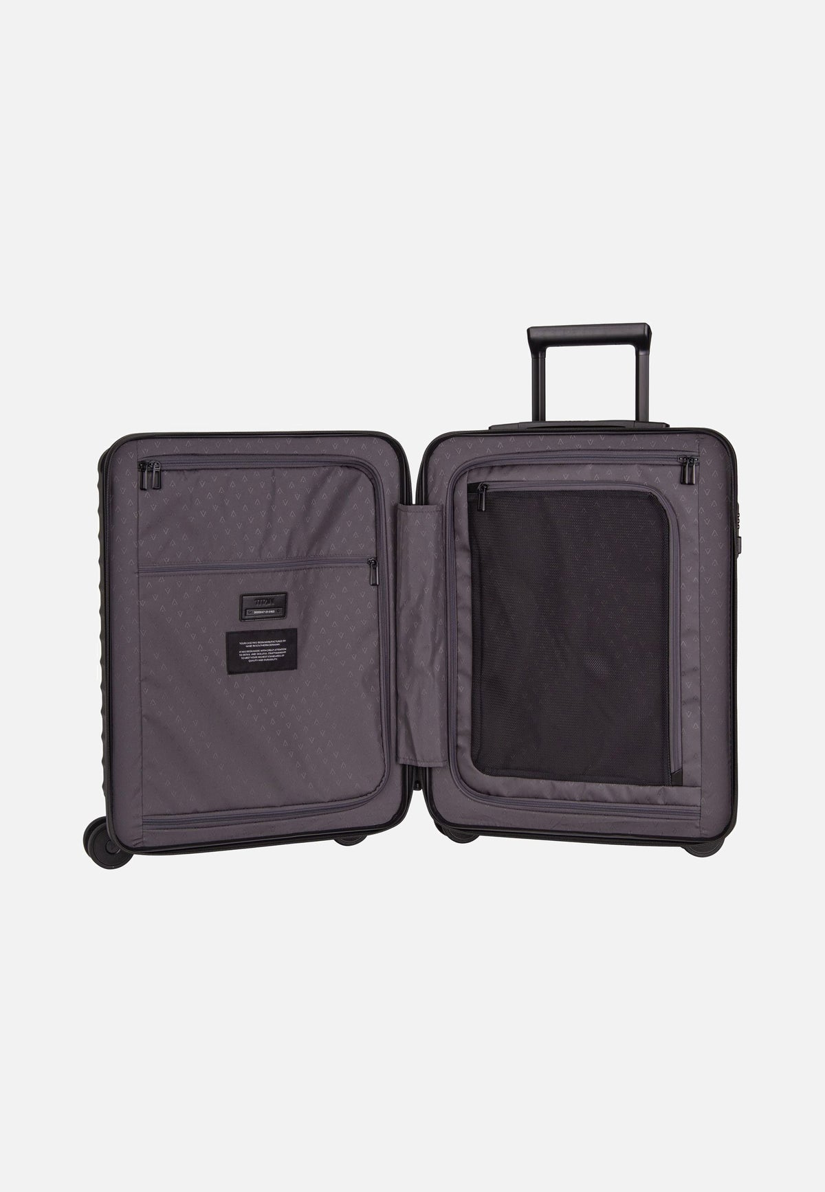 Titan UPGRADE 4w Trolley S23 Nightshade Black Suitcase