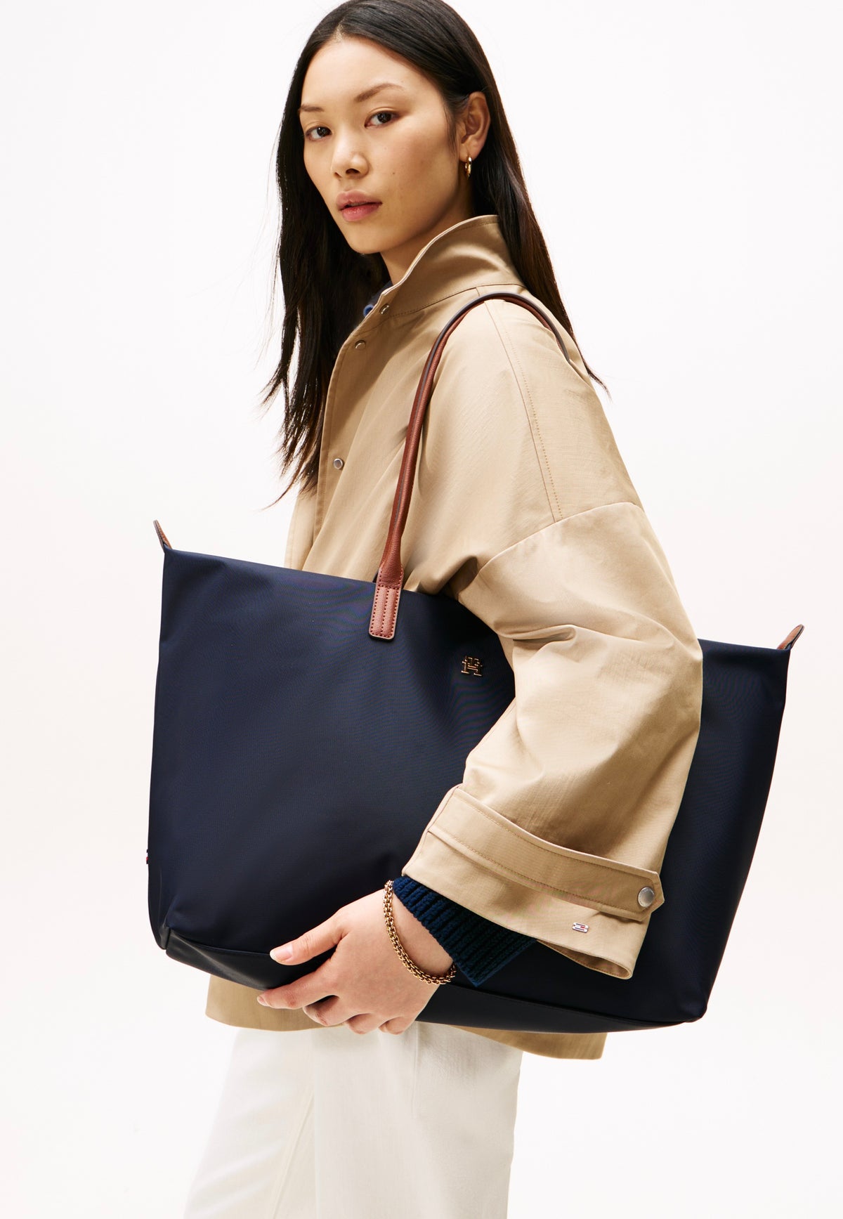 Tommy Hilfiger Popette Maxi Tote Space Blue Comprador