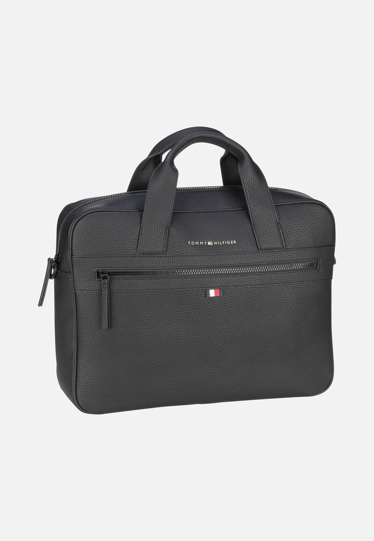 Tommy Hilfiger Essential PU Computer Bag Black Briefcase