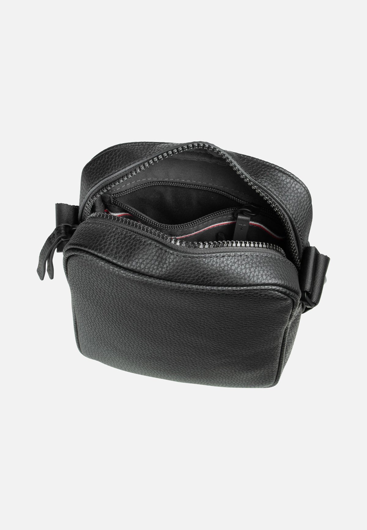 Tommy Hilfiger Essential PU Mini Reporter Black Crossbody Bag