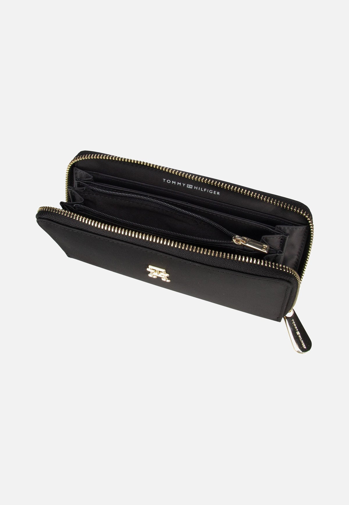 Tommy Hilfiger TH Emblem Large ZA Black Wallet