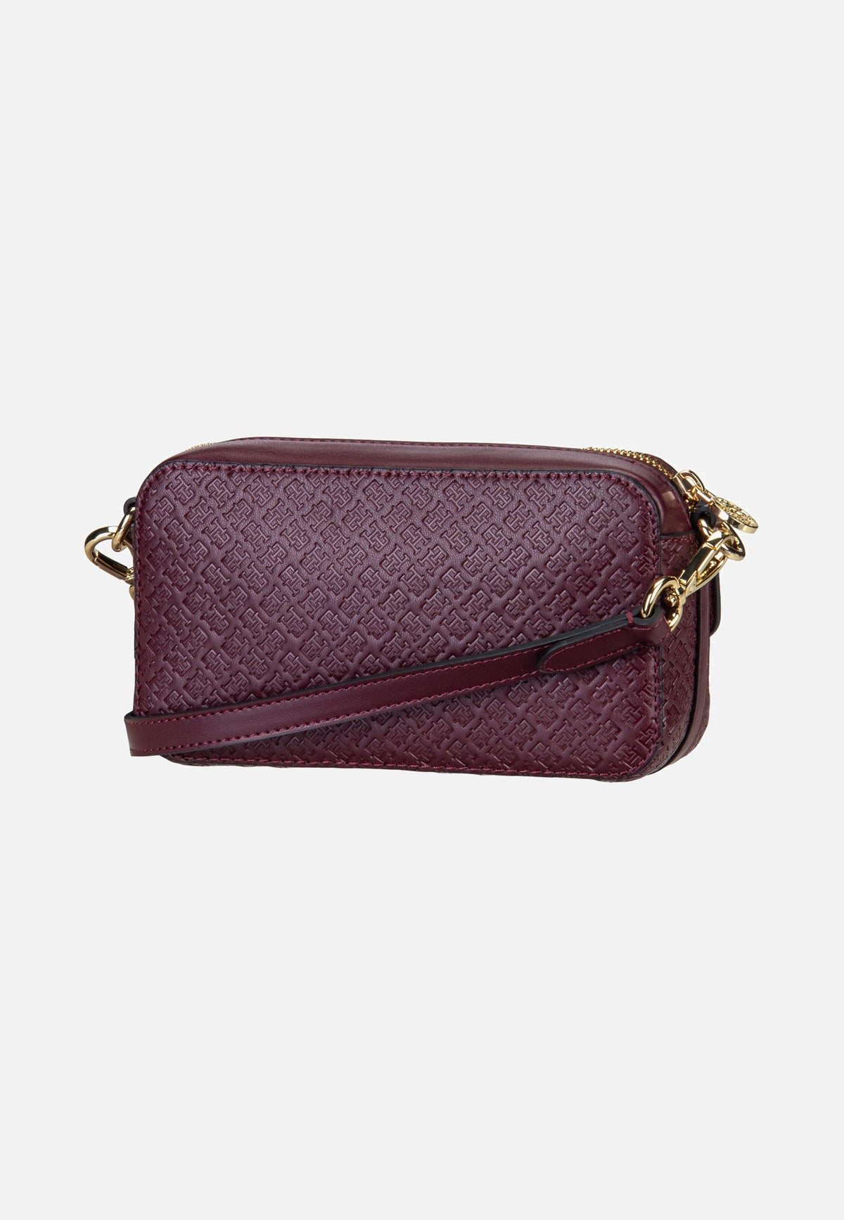 Tommy Hilfiger TH Icon Camera Mono Oxblood Borsa a tracolla