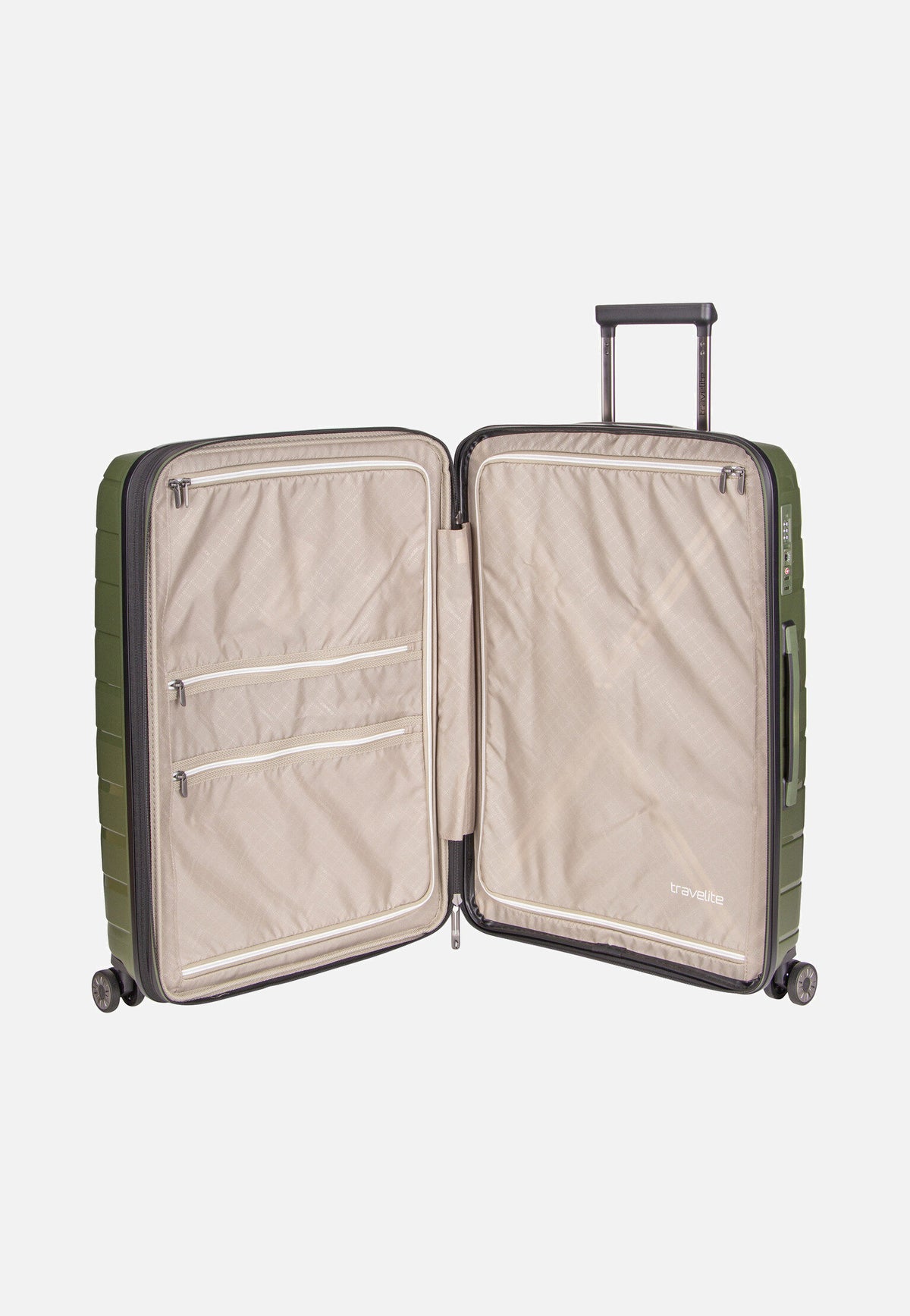 travelite Air Base 4-Rad Trolley M Olive Suitcase