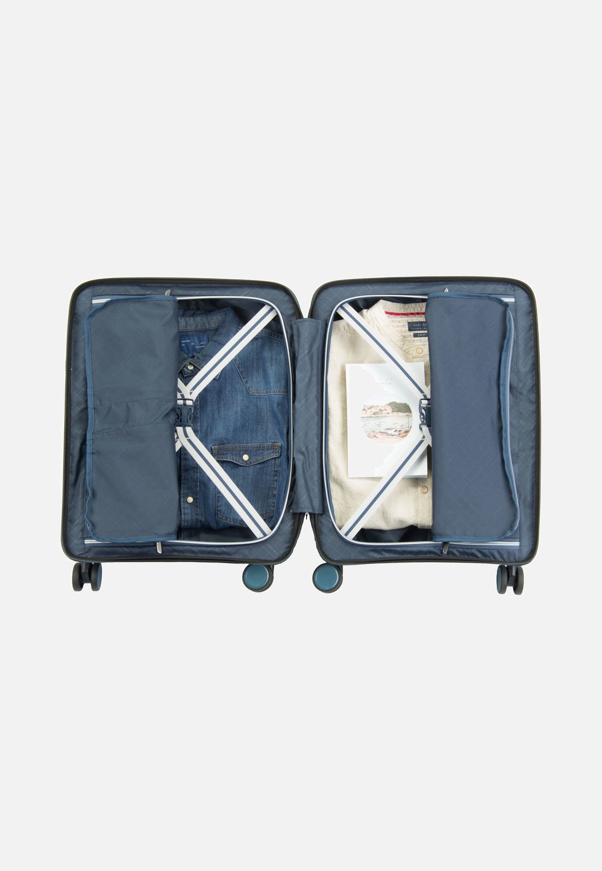 travelite Air Base 4-Rad Trolley S Eisblau Suitcase