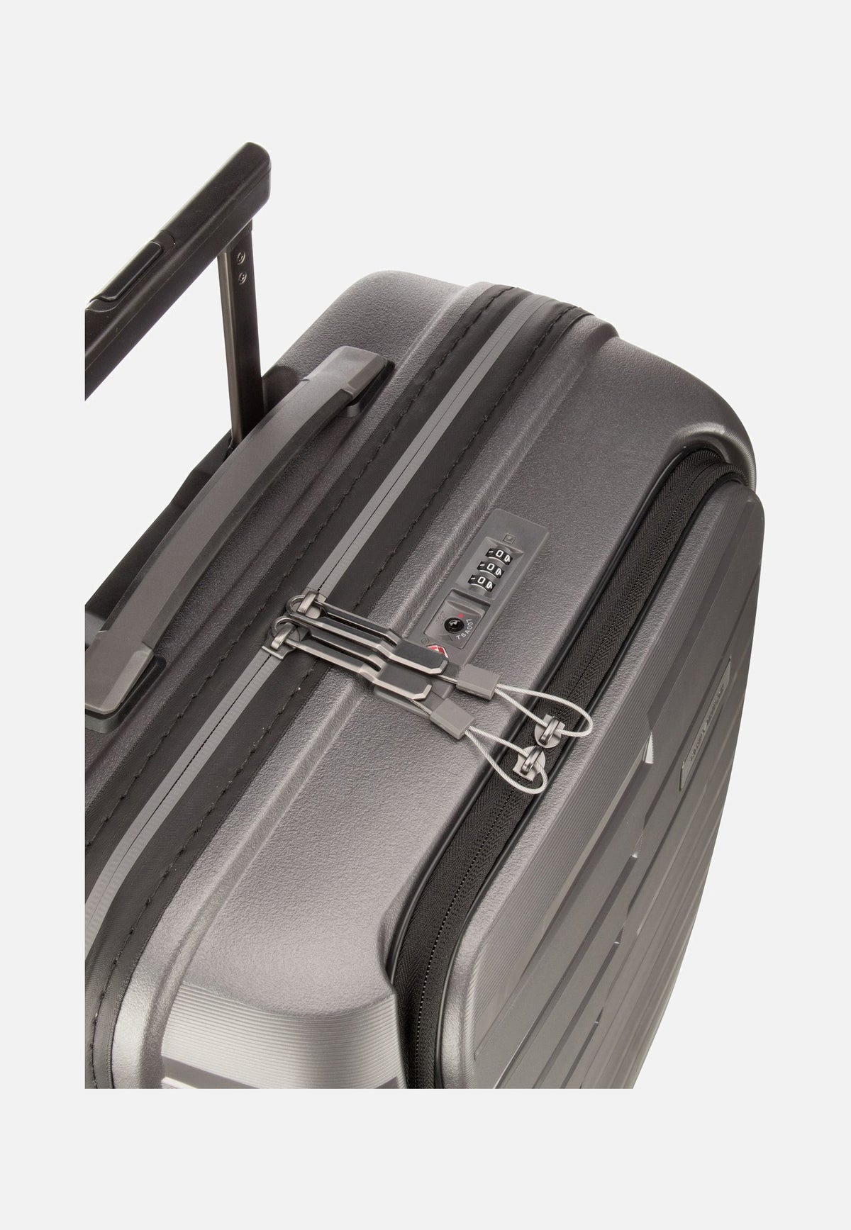travelite Air Base 4-Rad Trolley S Vortasche Anthrazit Valigia