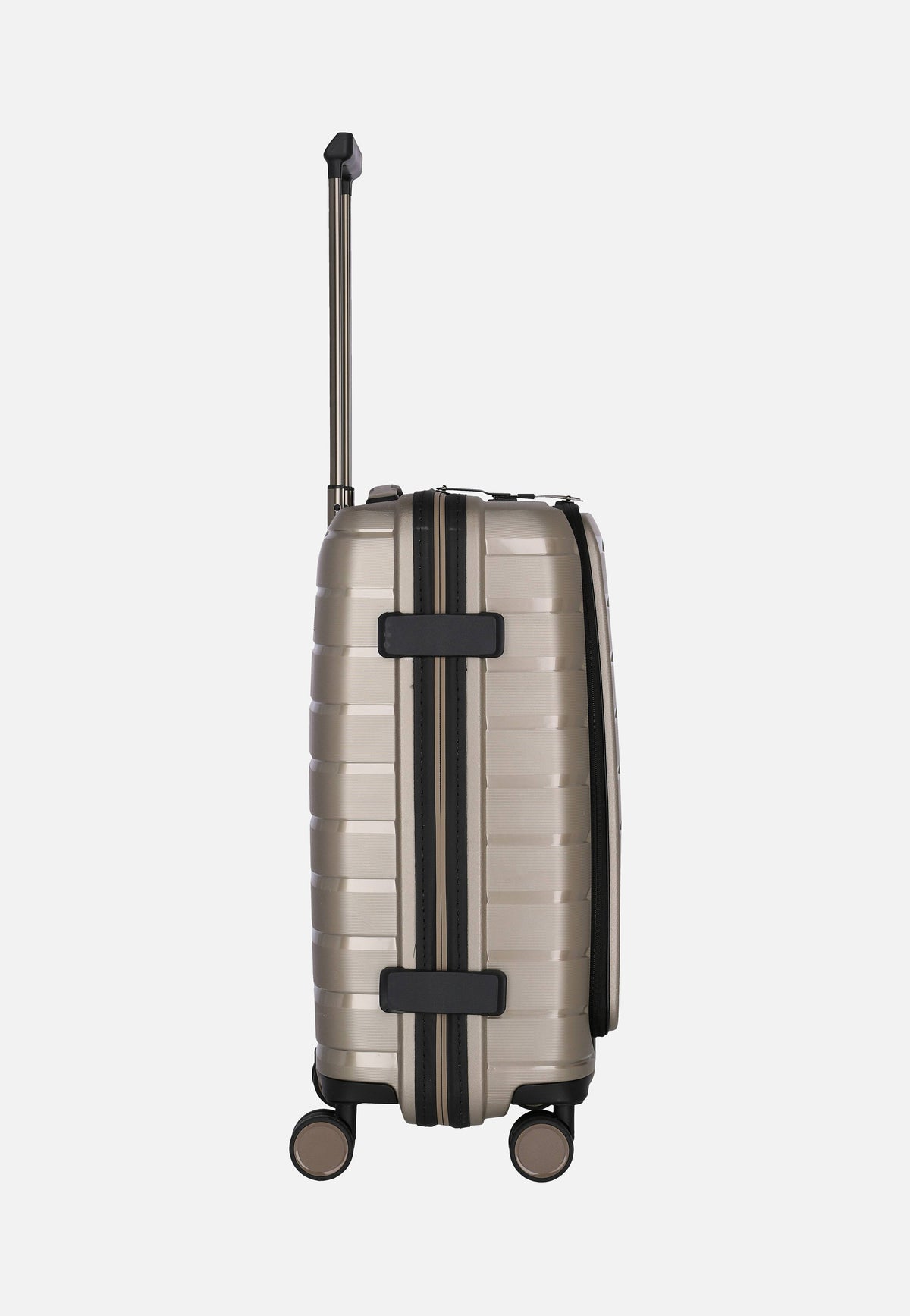 travelite Air Base 4-Rad Trolley S Vortasche Champagner Suitcase