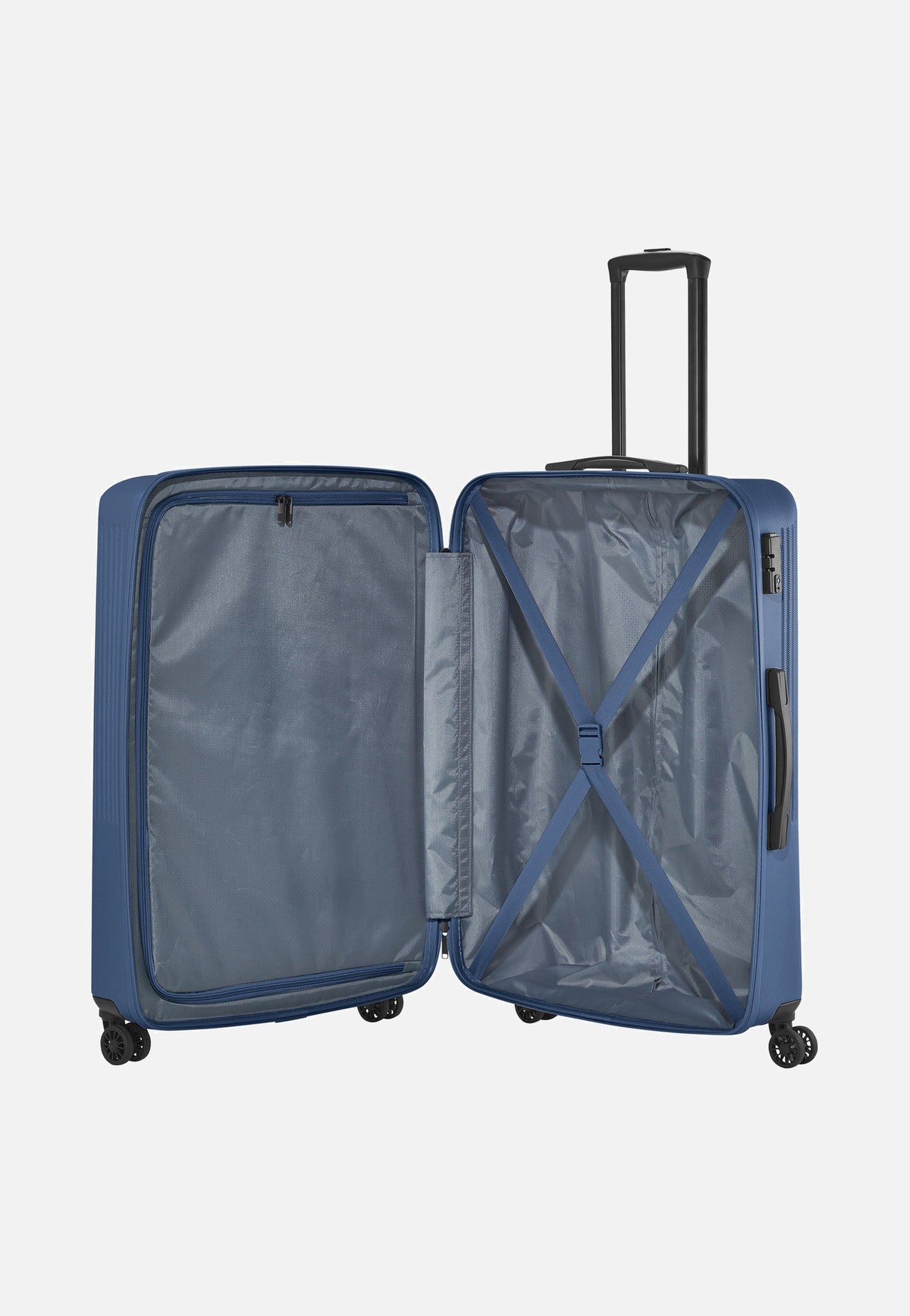 travelite Bali 4w Trolley L Blau Suitcase