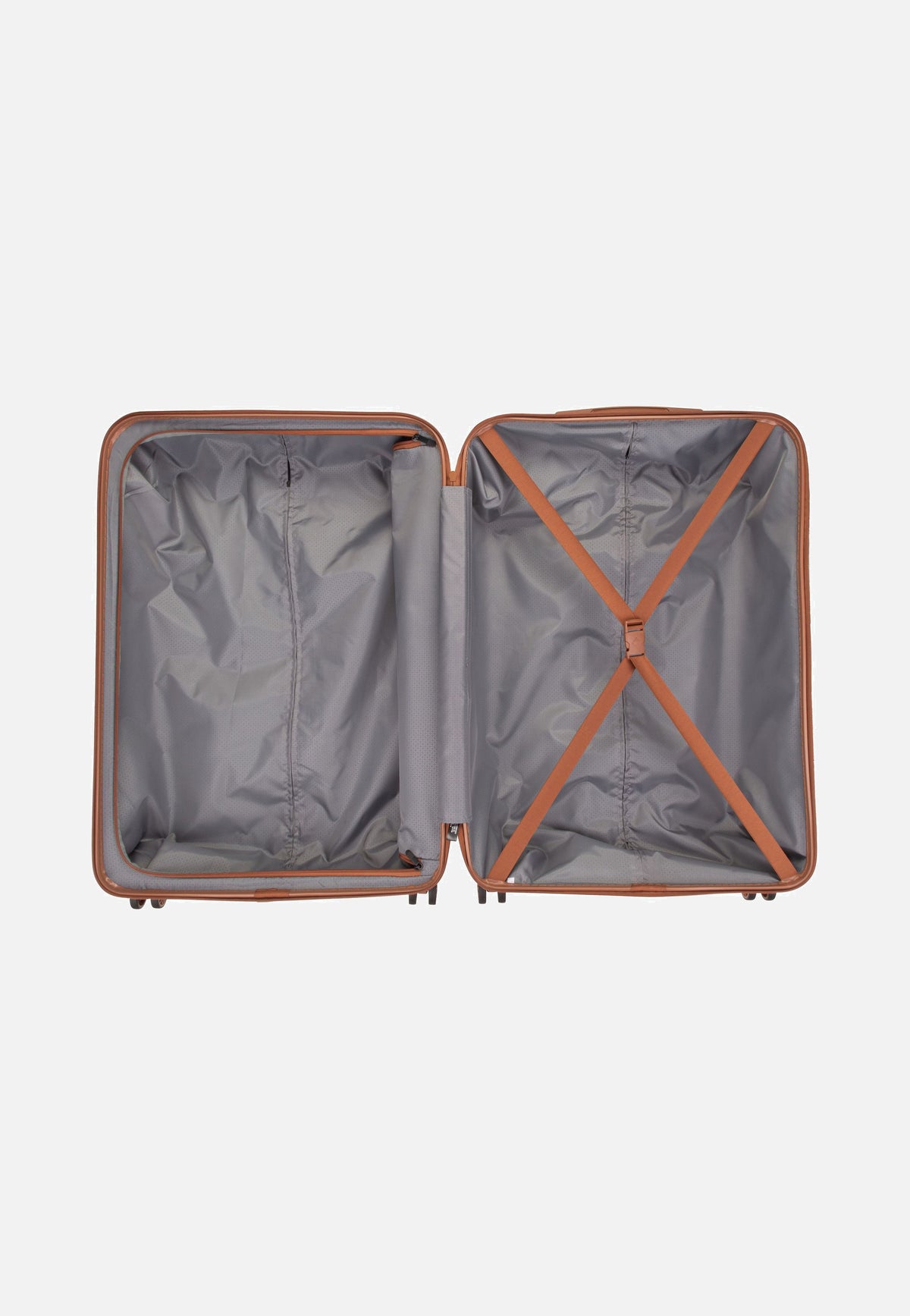 travelite Bali 4w Trolley L Weiss/Cognac Suitcase