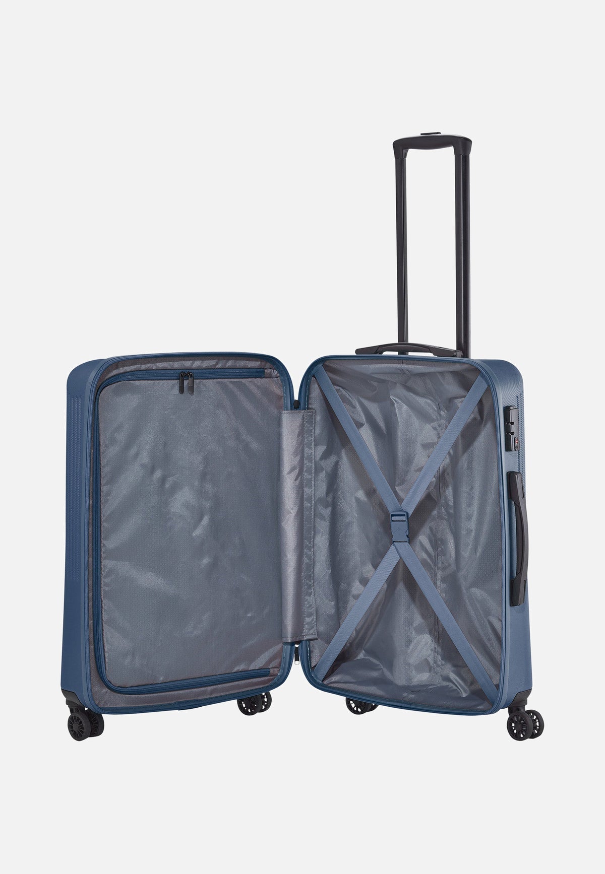 travelite Bali 4w Trolley M Blau Suitcase
