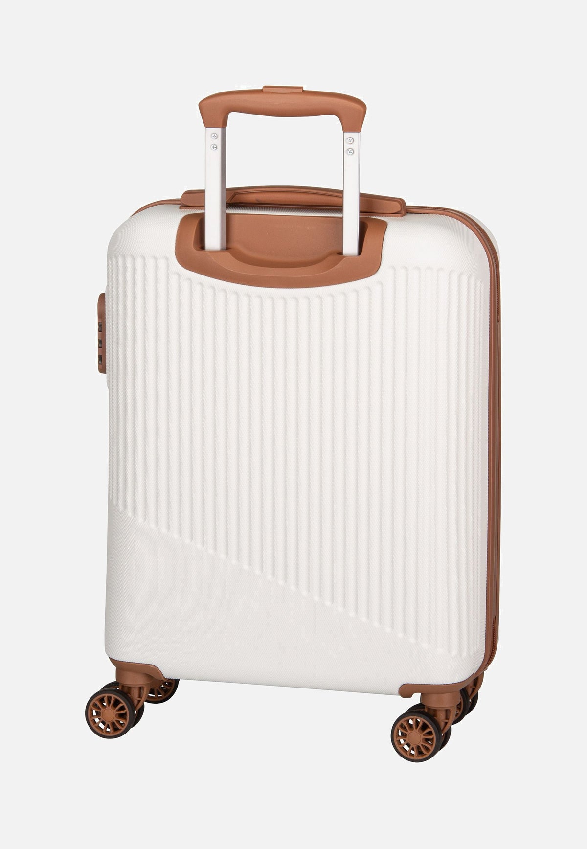 travelite Bali 4w Trolley S Weiss/Cognac Valise