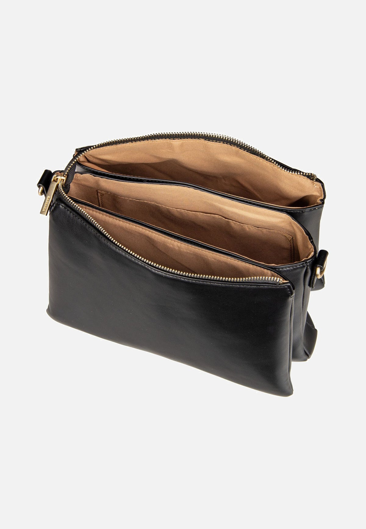 travelite Barbara Cozy CB Trio Schwarz Crossbody Bag