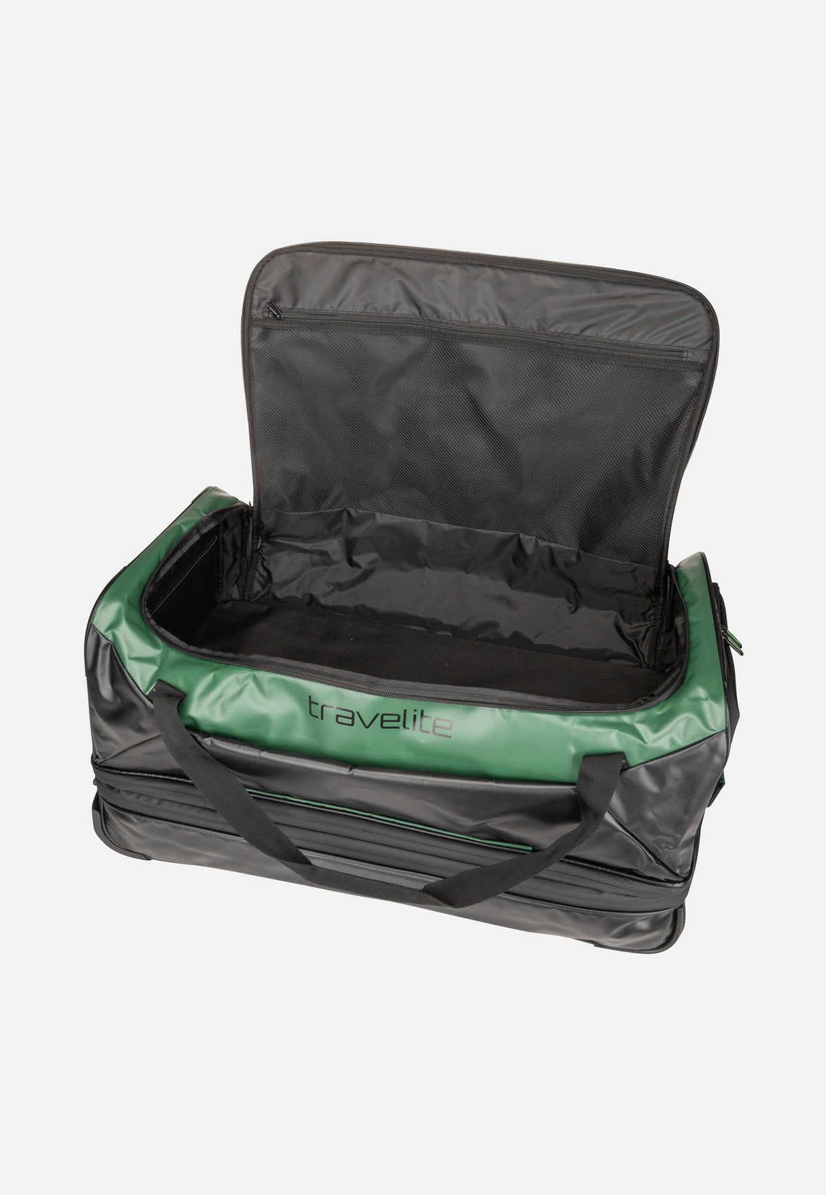 travelite Basics exp Grün Travel Bag with Wheels