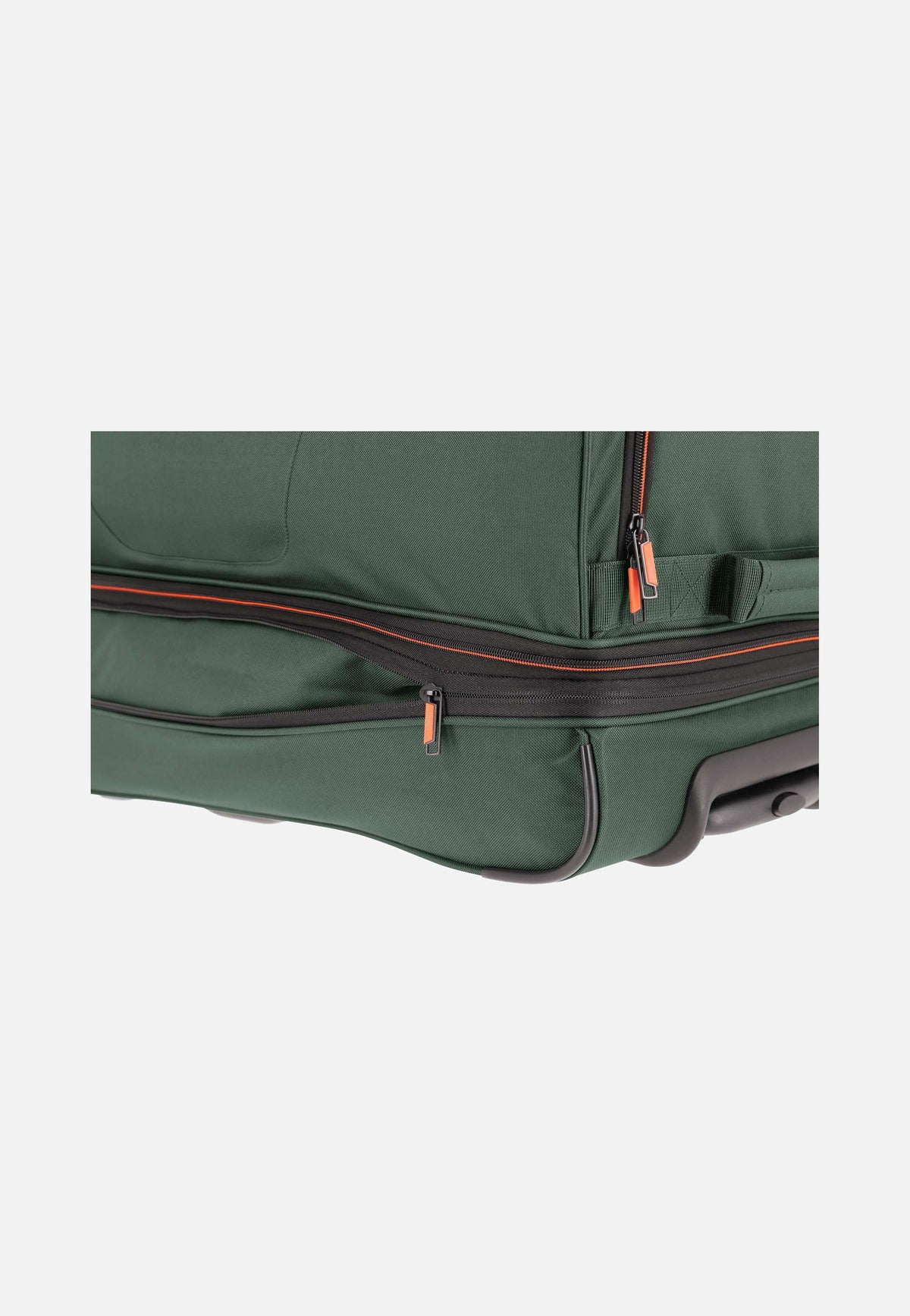 travelite Basics Trolley L Dunkelgrün Travel Bag with Wheels