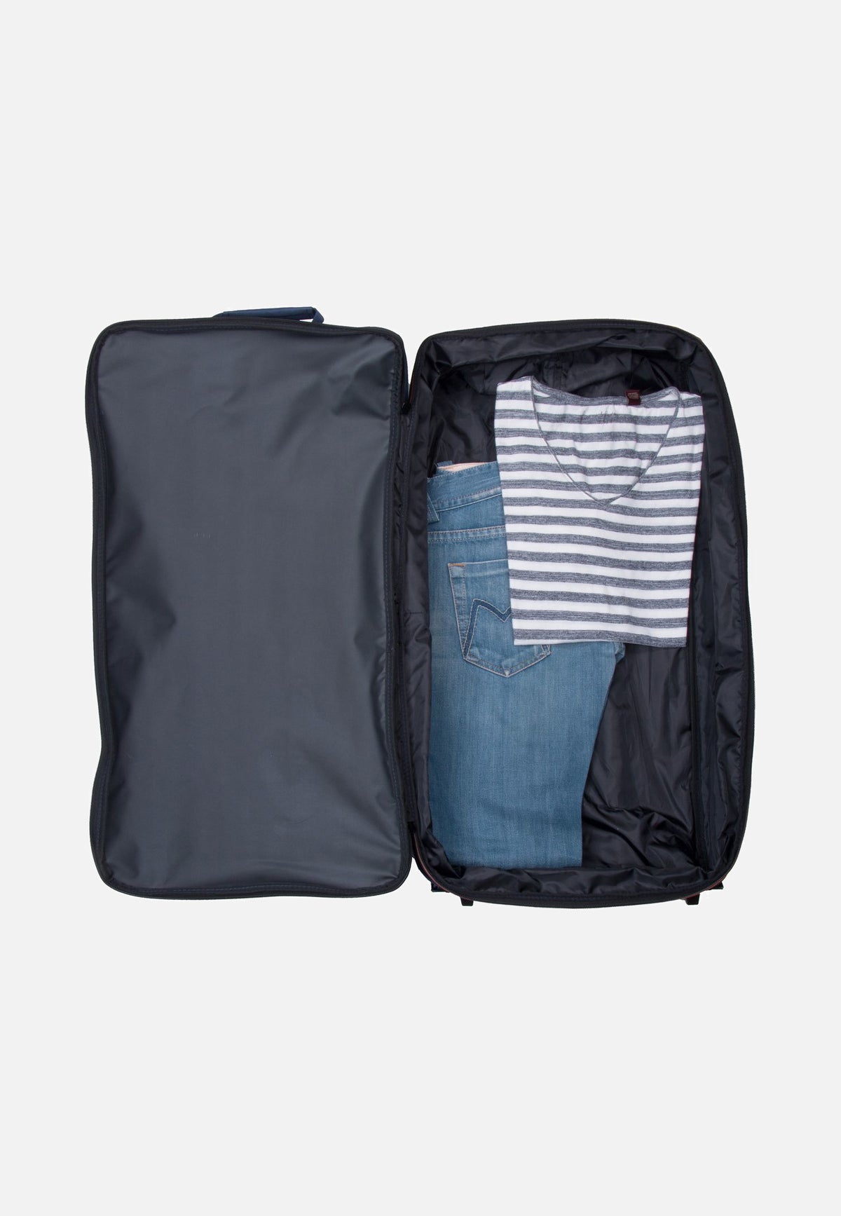 travelite Basics Trolley L Marine Travel Bag with Wheels