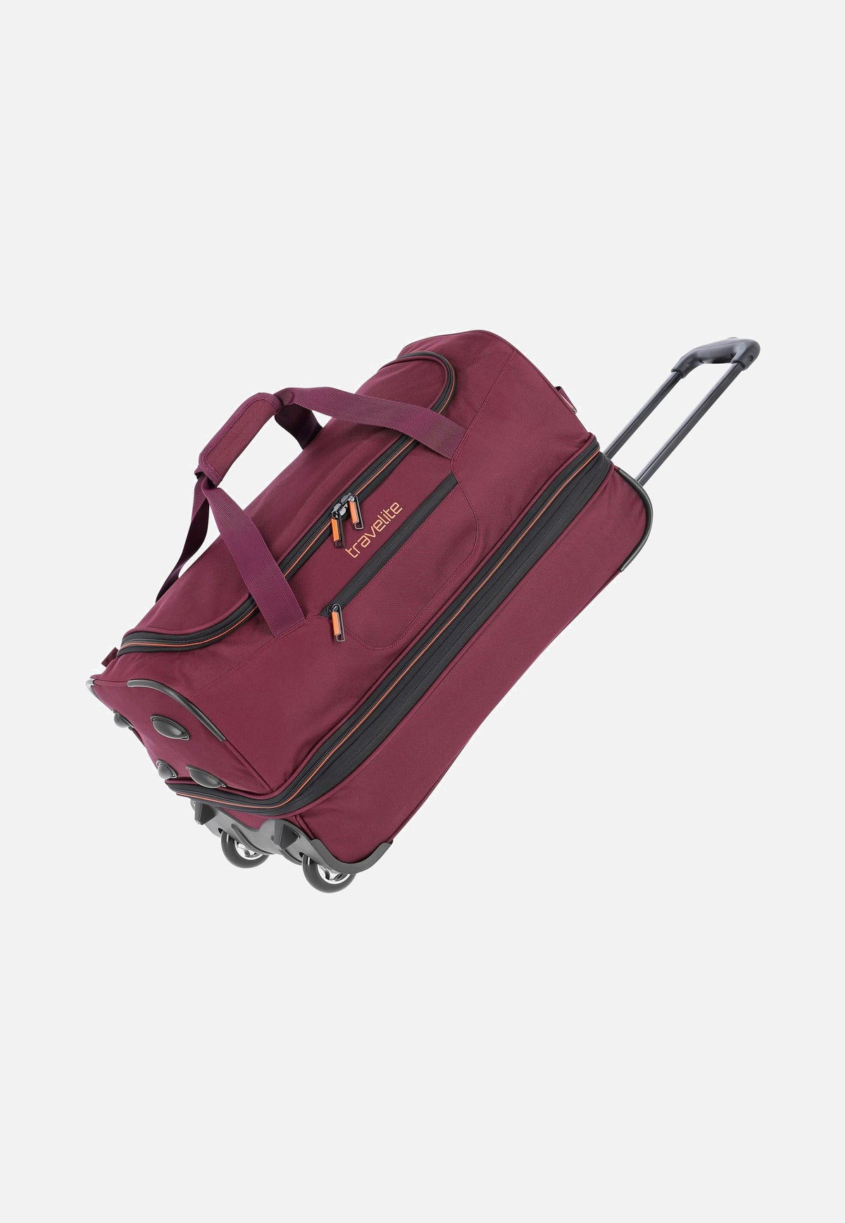 travelite Basics Trolley S Bordeaux Travel Bag with Wheels