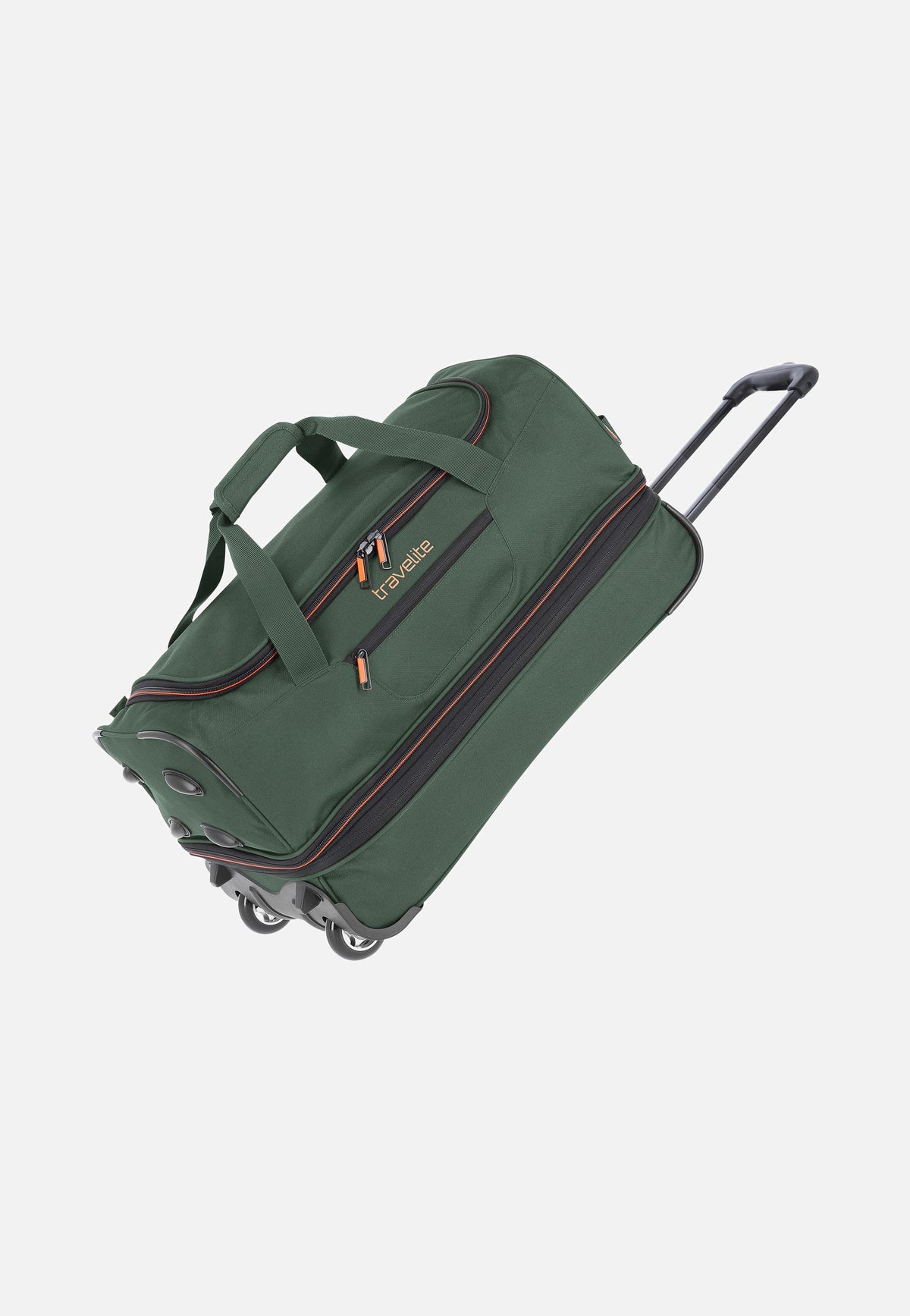 travelite Basics Trolley S Dunkelgrün Borsa da viaggio con ruote