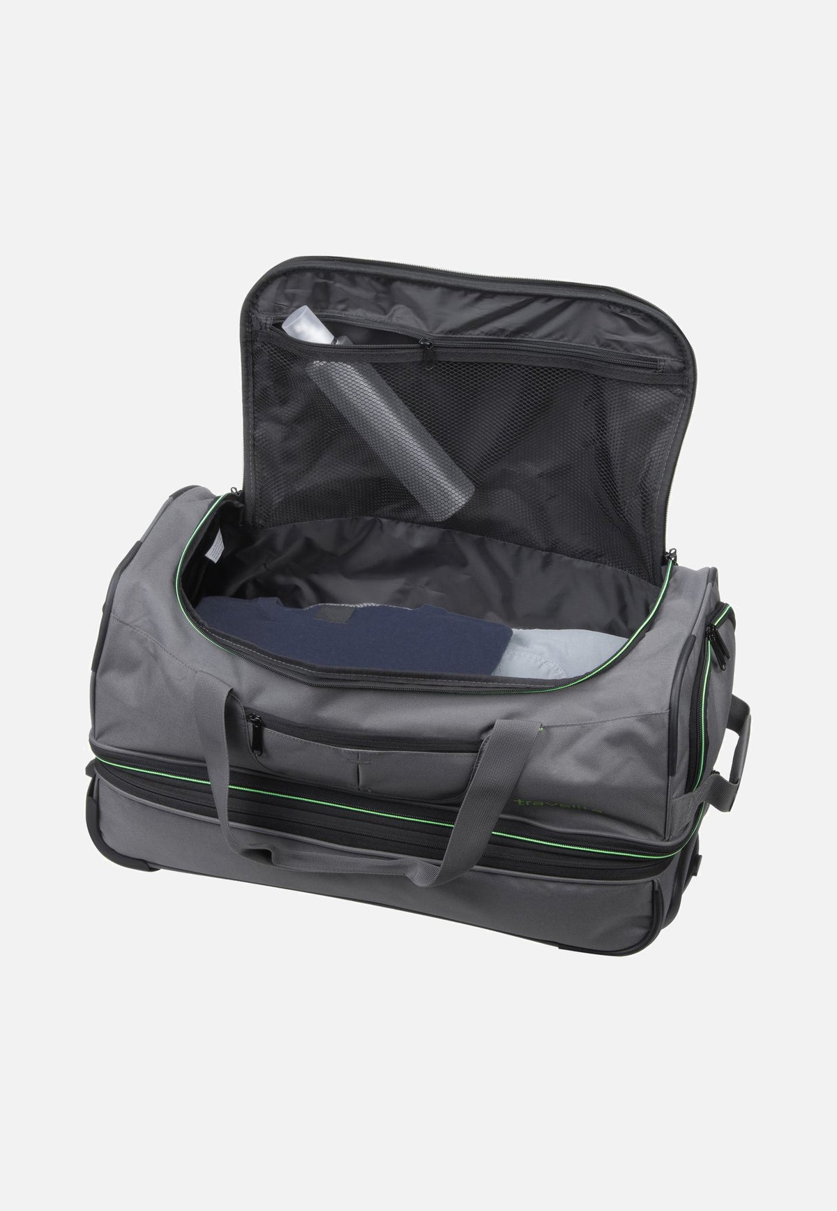 travelite Basics Trolley S Grau Travel Bag with Wheels