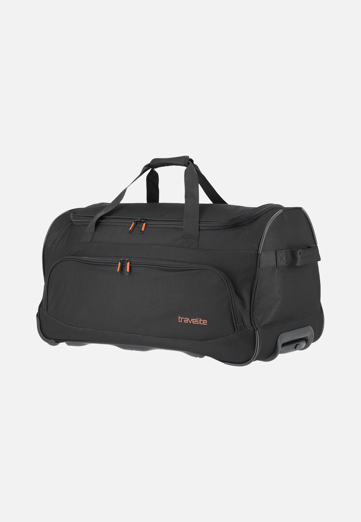 travelite Basics Trolley Schwarz Travel Bag with Wheels