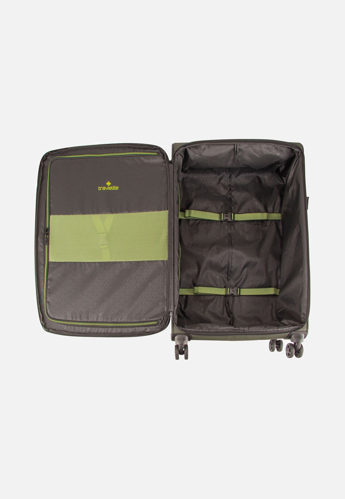 travelite Briize 4W Trolley L Exp Khaki Suitcase