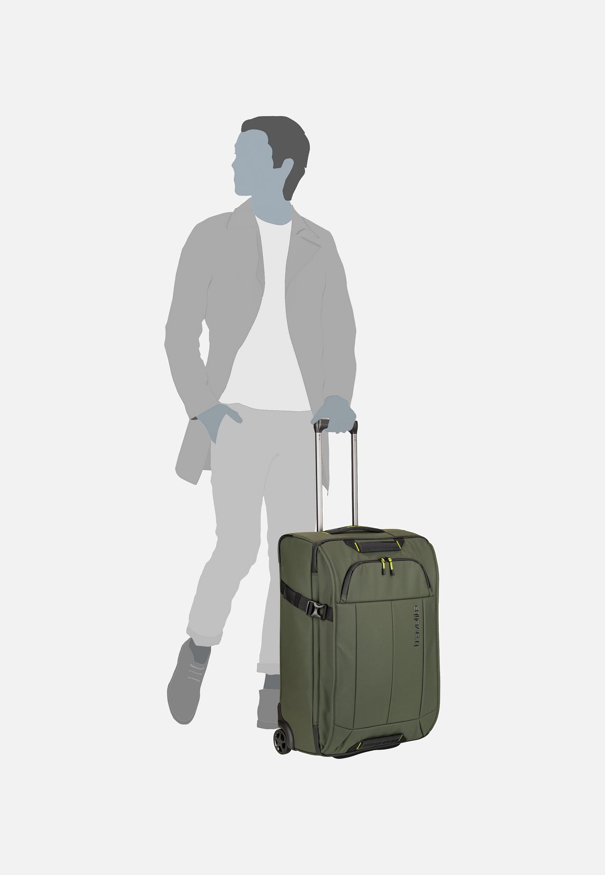 travelite Briize Wheeled Duffle M Khaki Suitcase