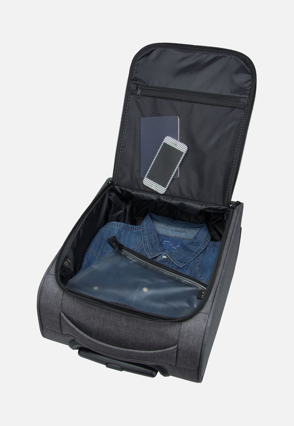 travelite Cabin 2w Bordtrolley Underseater Grau Melange Suitcase