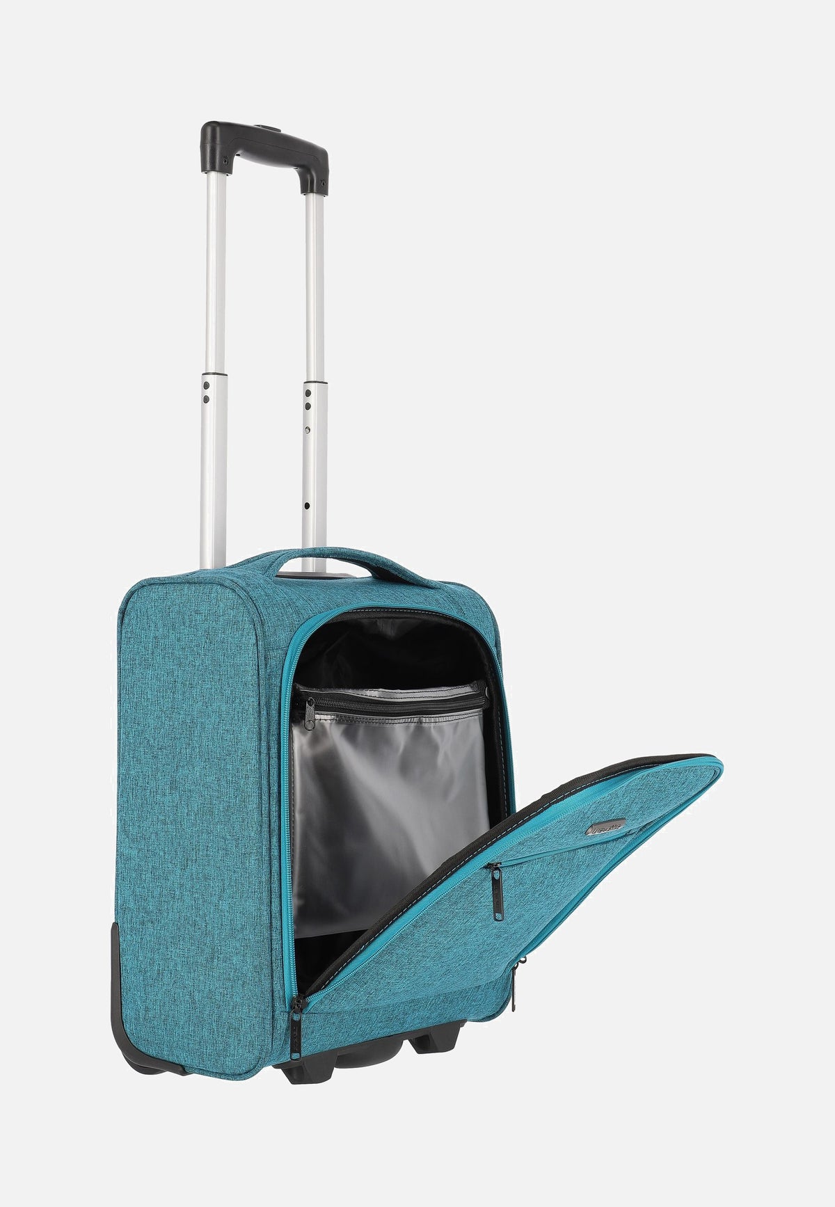 travelite Cabin 2w Bordtrolley Underseater Petrol Suitcase