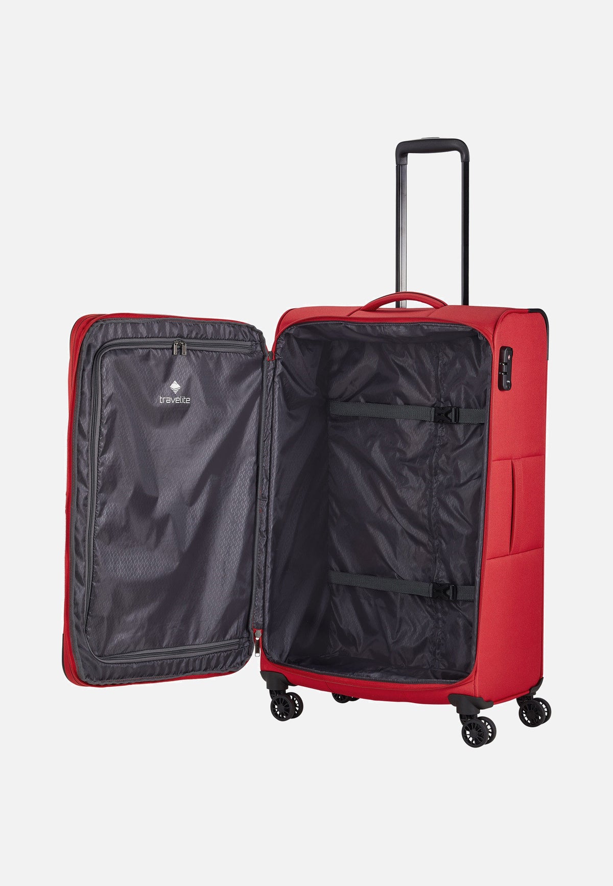 travelite Chios 4w Trolley L Rot Suitcase